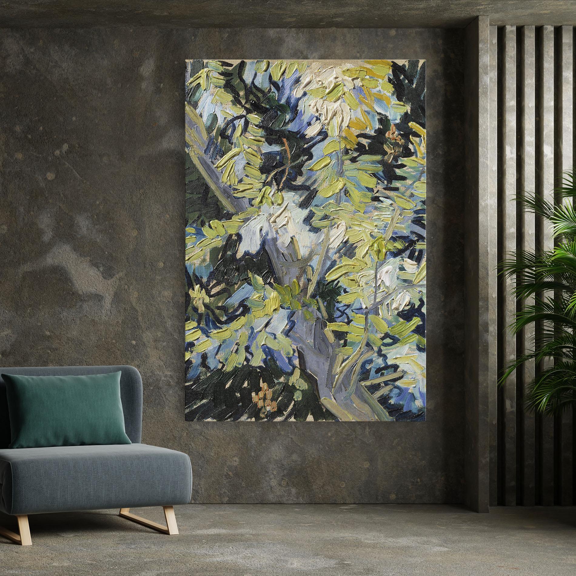 Leinwandbild Blossoming Branches mockup 7