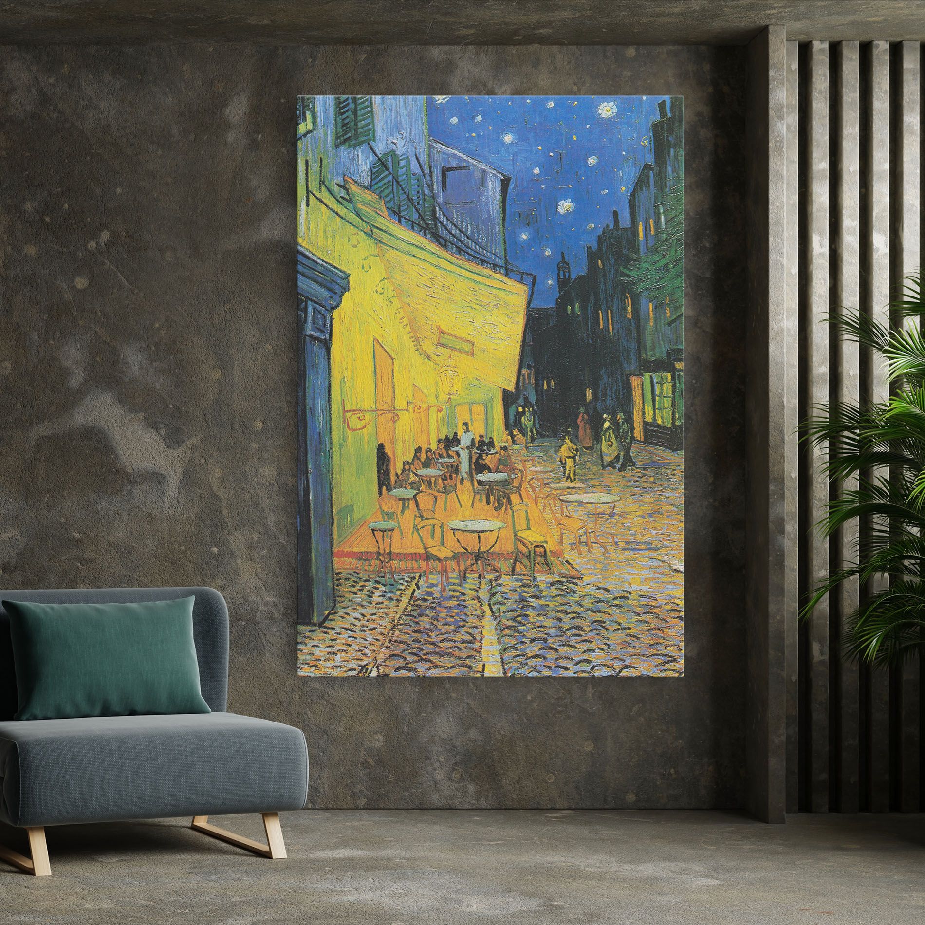 Cafe Terrace At Night mockup 7