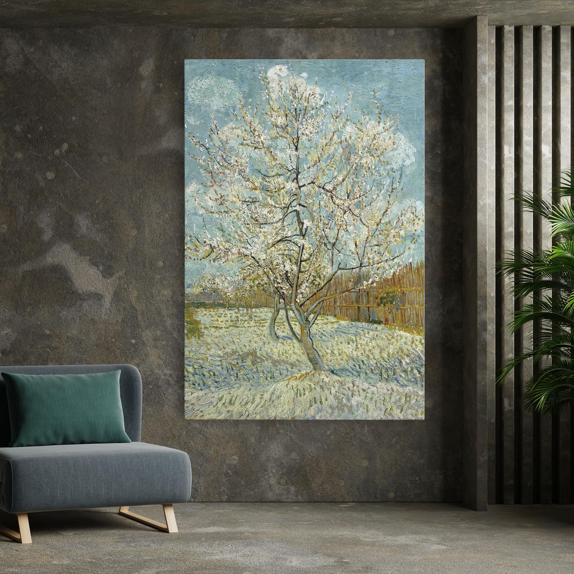 Leinwandbild De Roze Perzikboom mockup 7