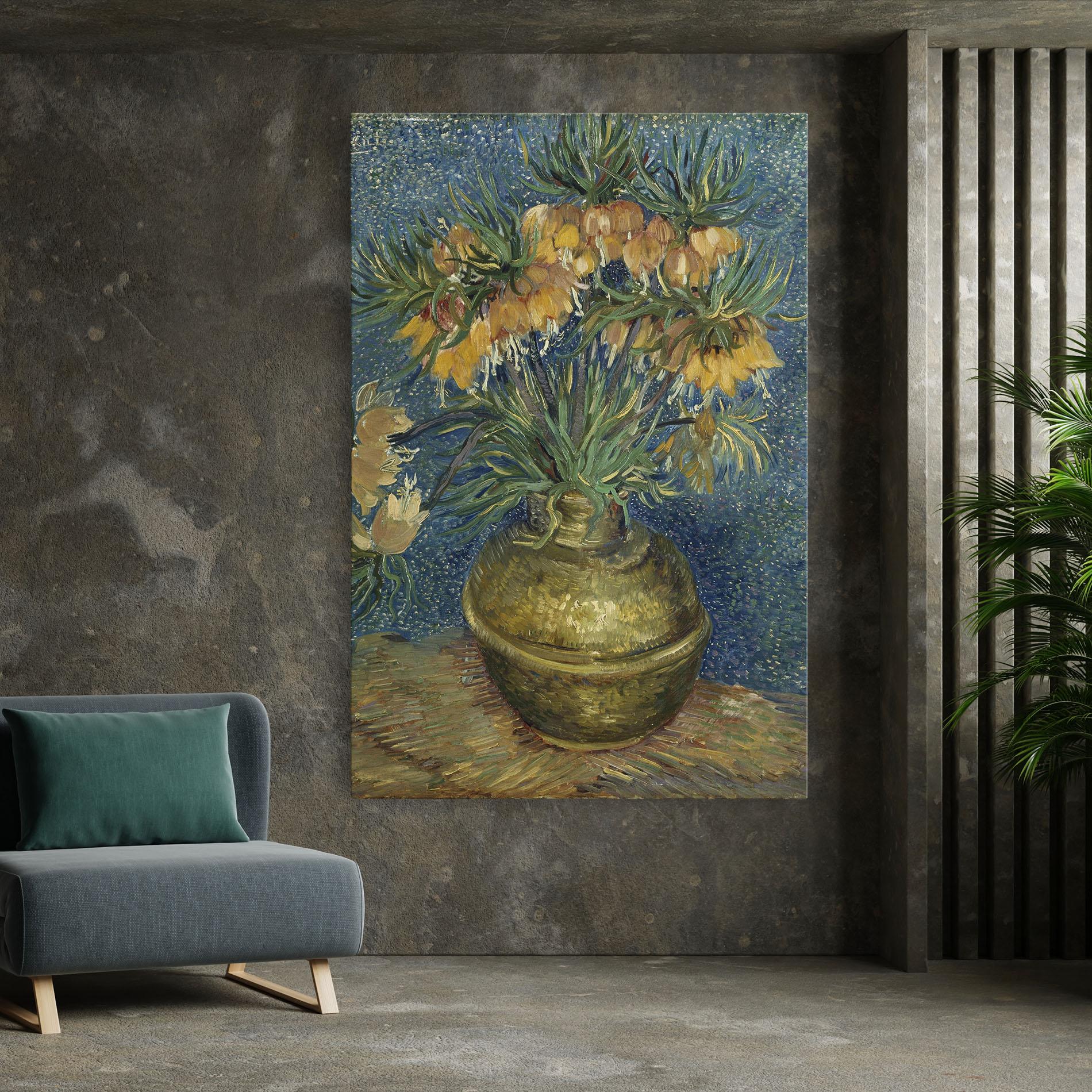 Leinwandbild Imperial Fritillaries mockup 7