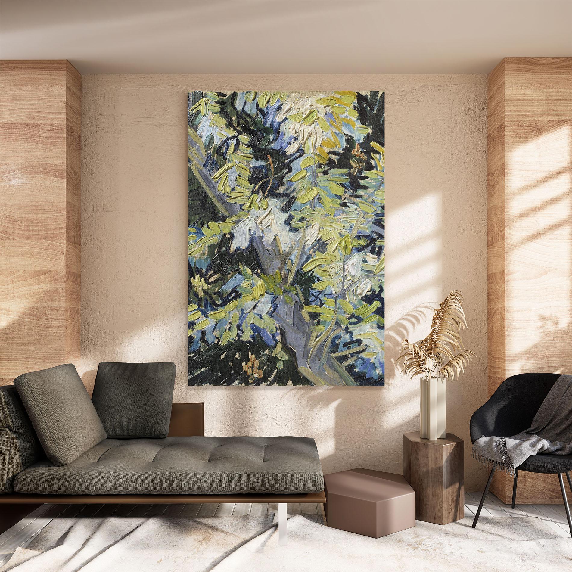 Leinwandbild Blossoming Branches mockup 8