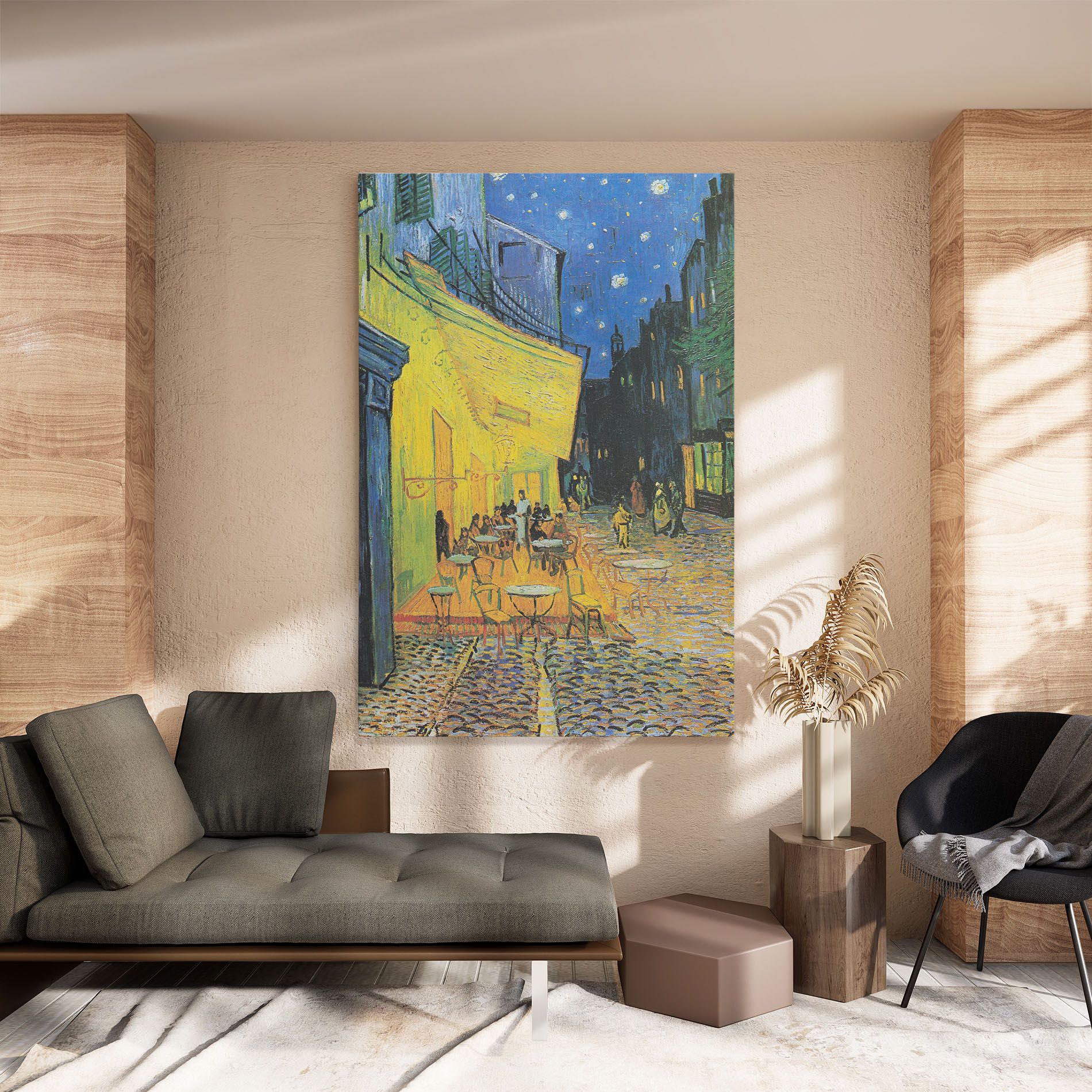 Cafe Terrace At Night mockup 8