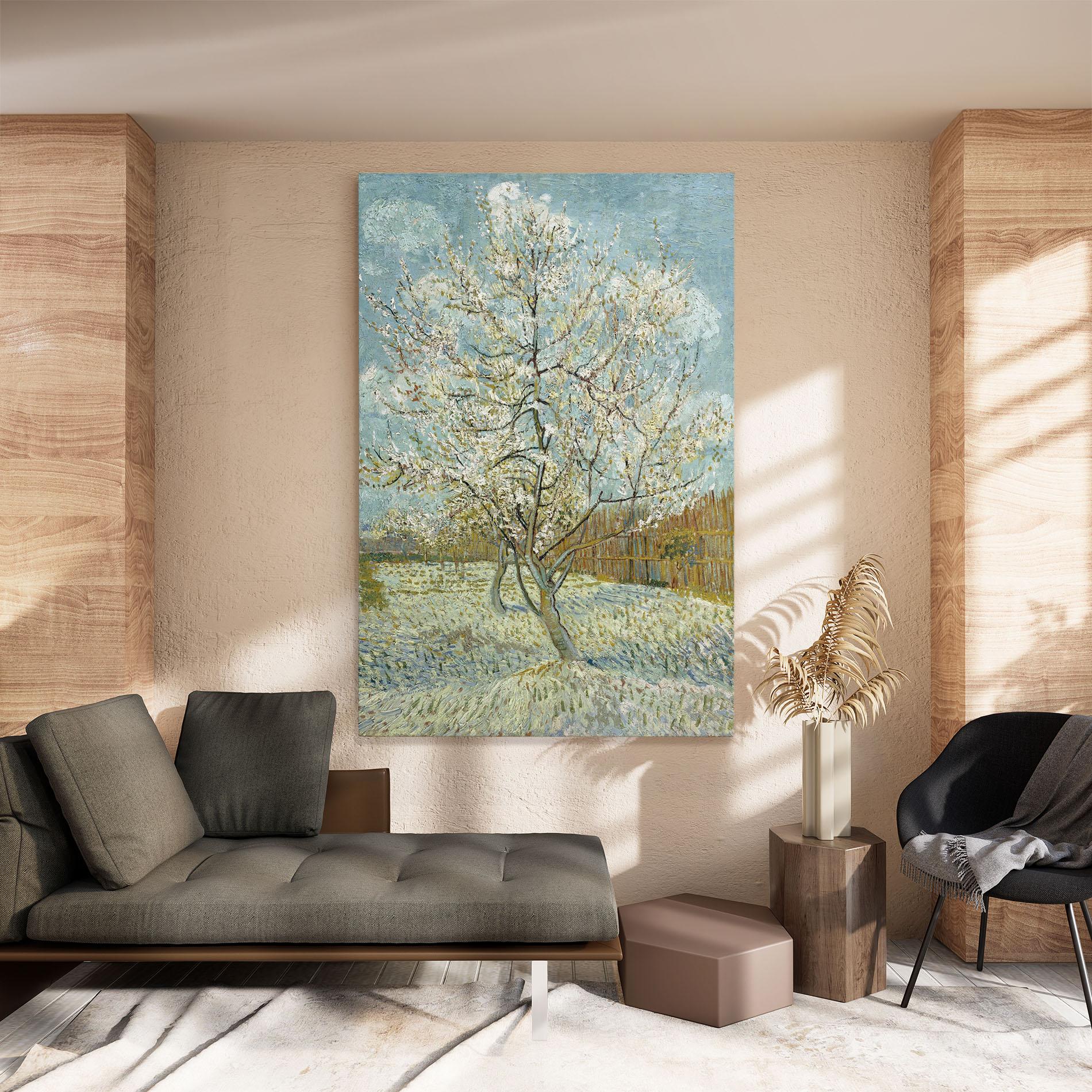 Leinwandbild De Roze Perzikboom mockup 8