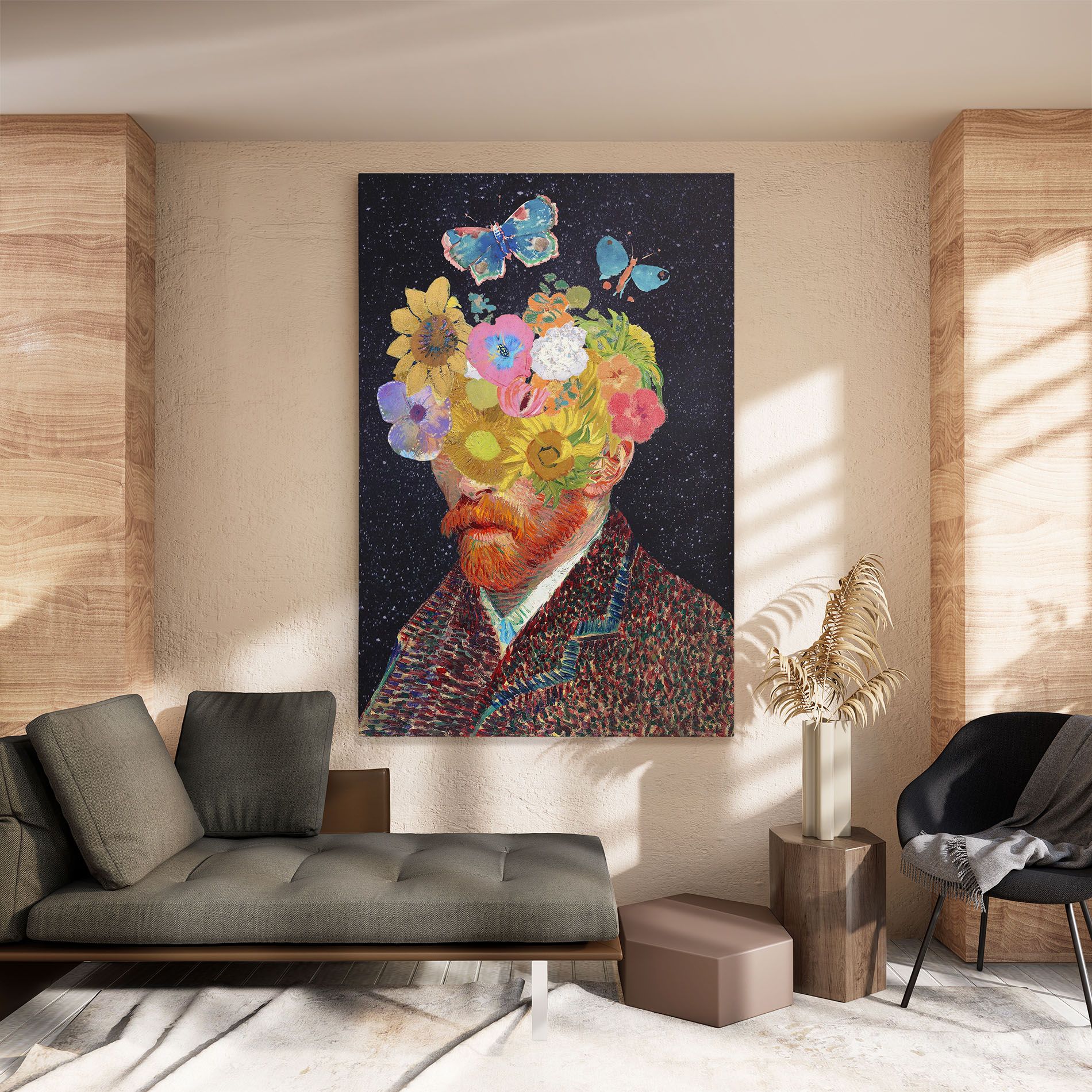 Flower Self Portrait mockup 8