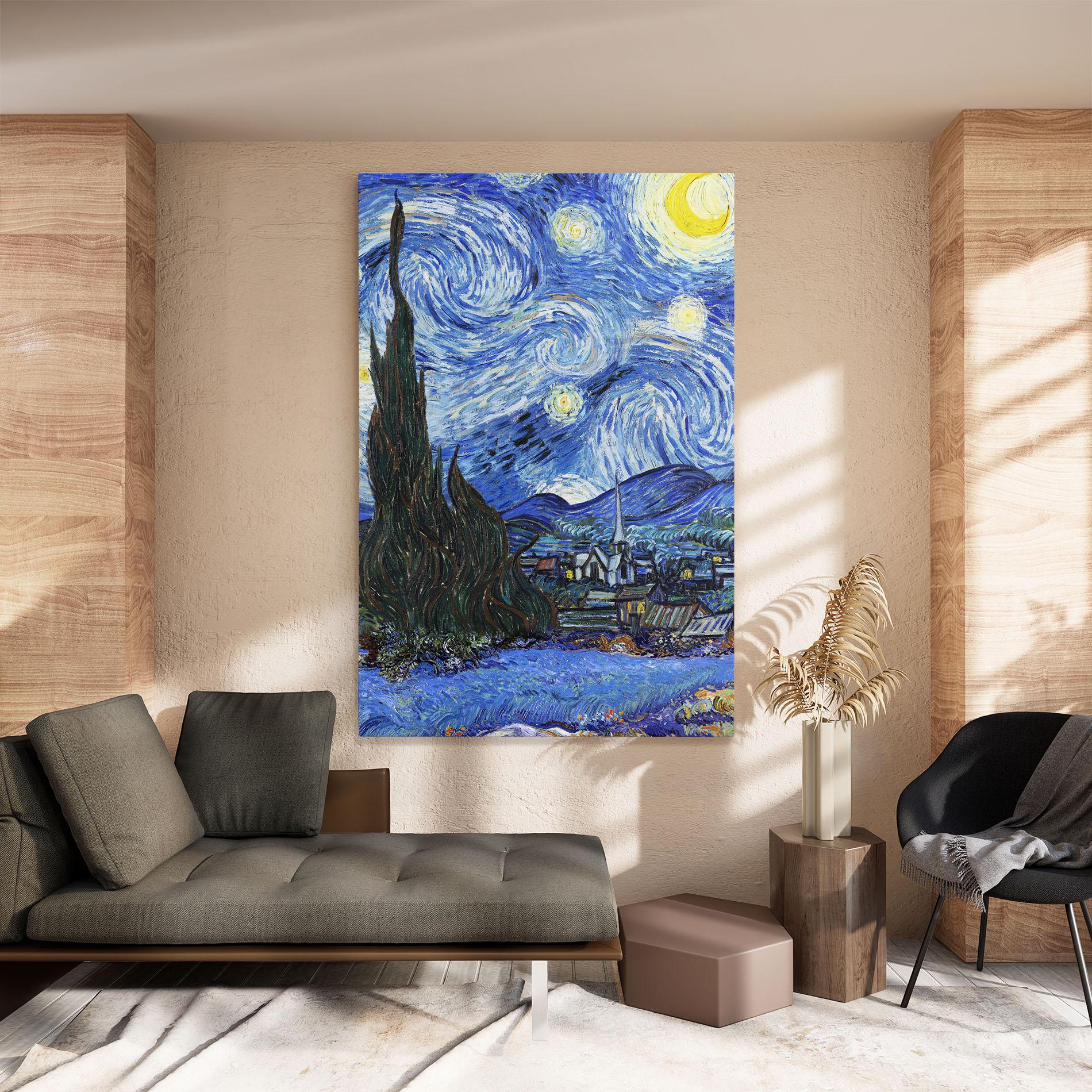 Leinwandbild Starry Night Art mockup 8