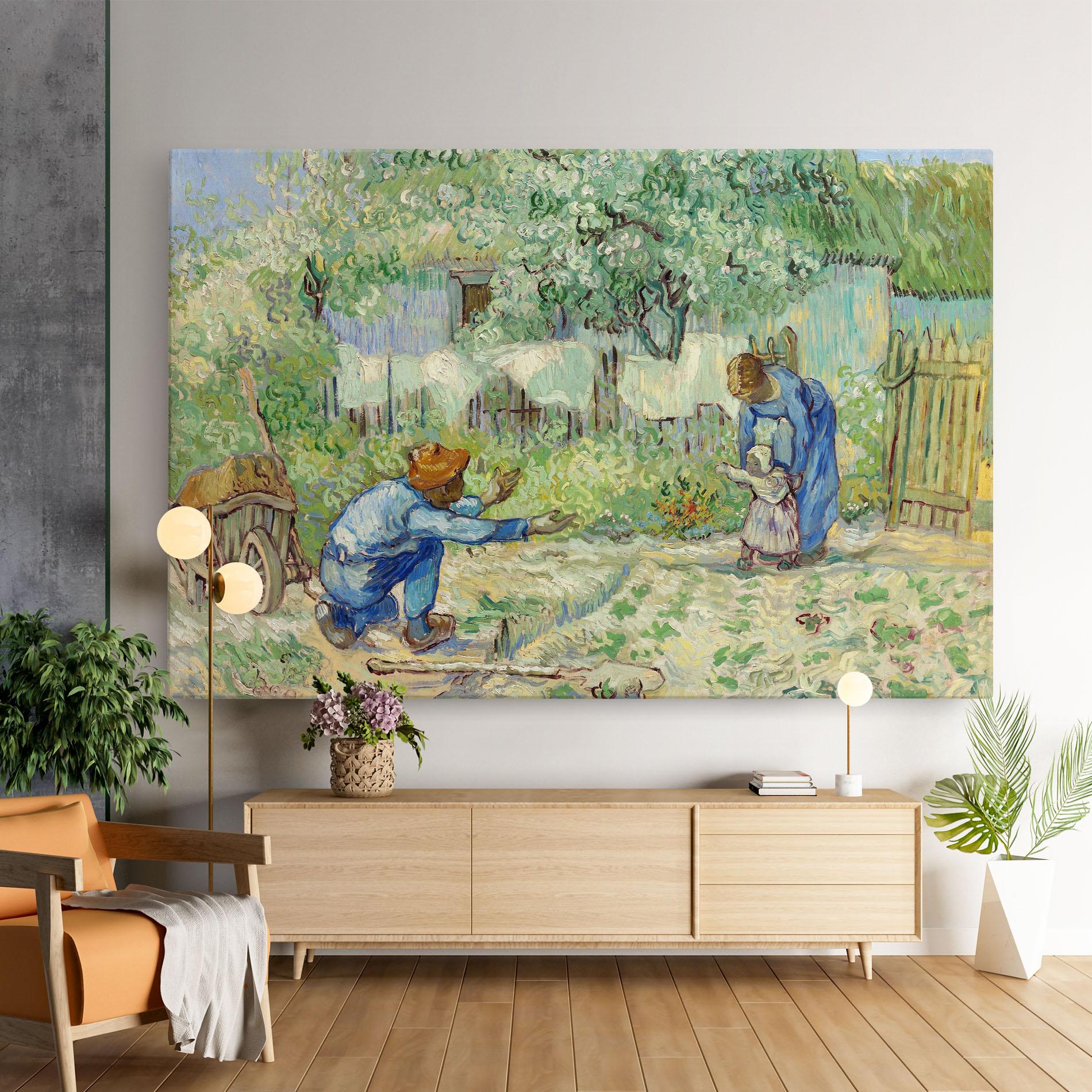 Leinwandbild First Steps mockup 9