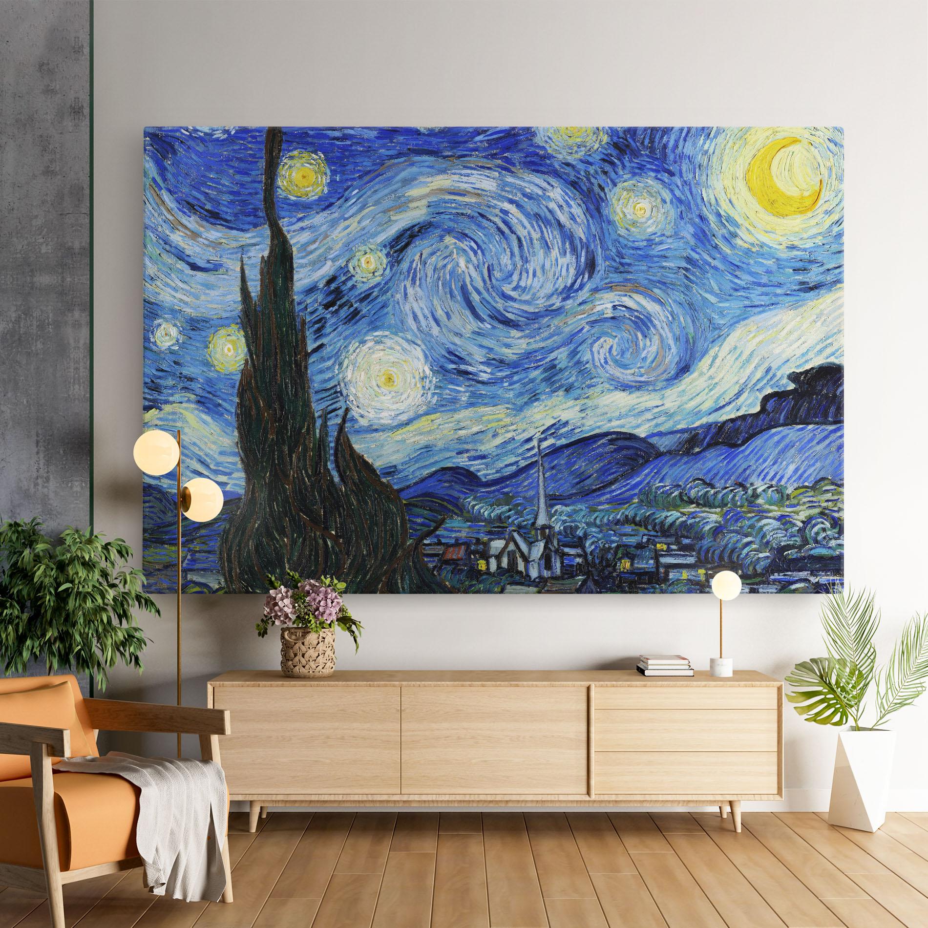 Leinwandbild The Starry Night mockup 9