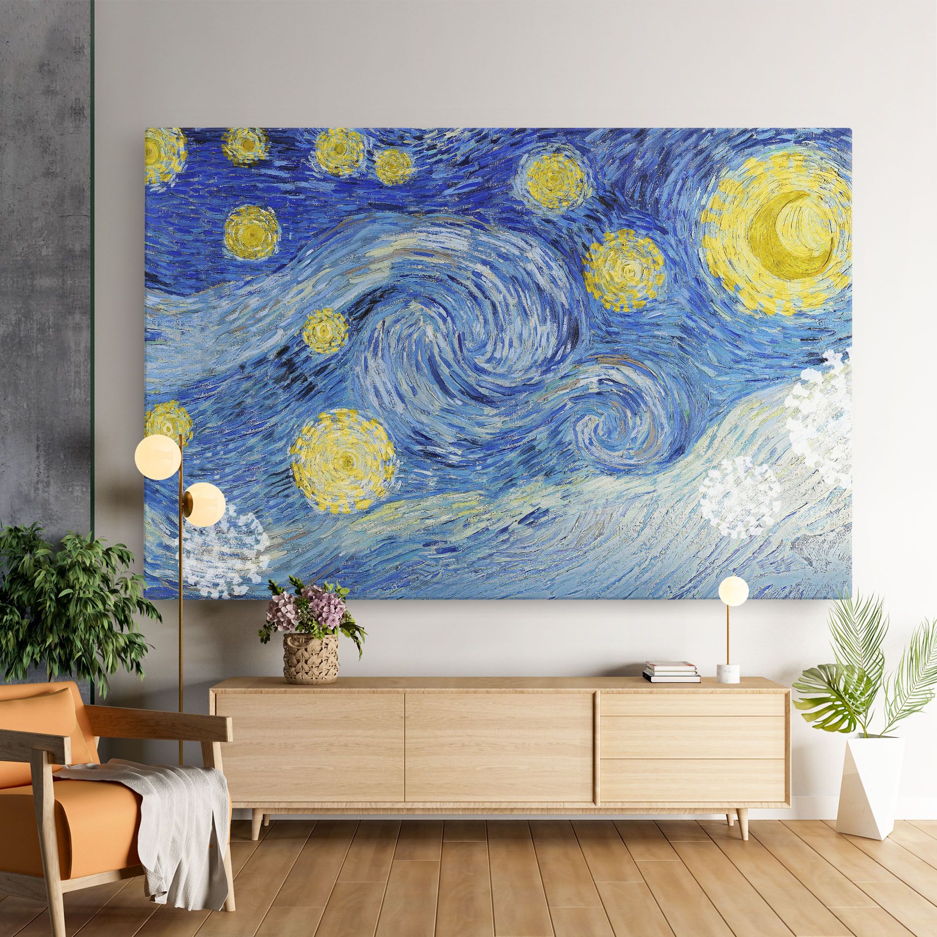 Van Gogh Starry Night mockup 9
