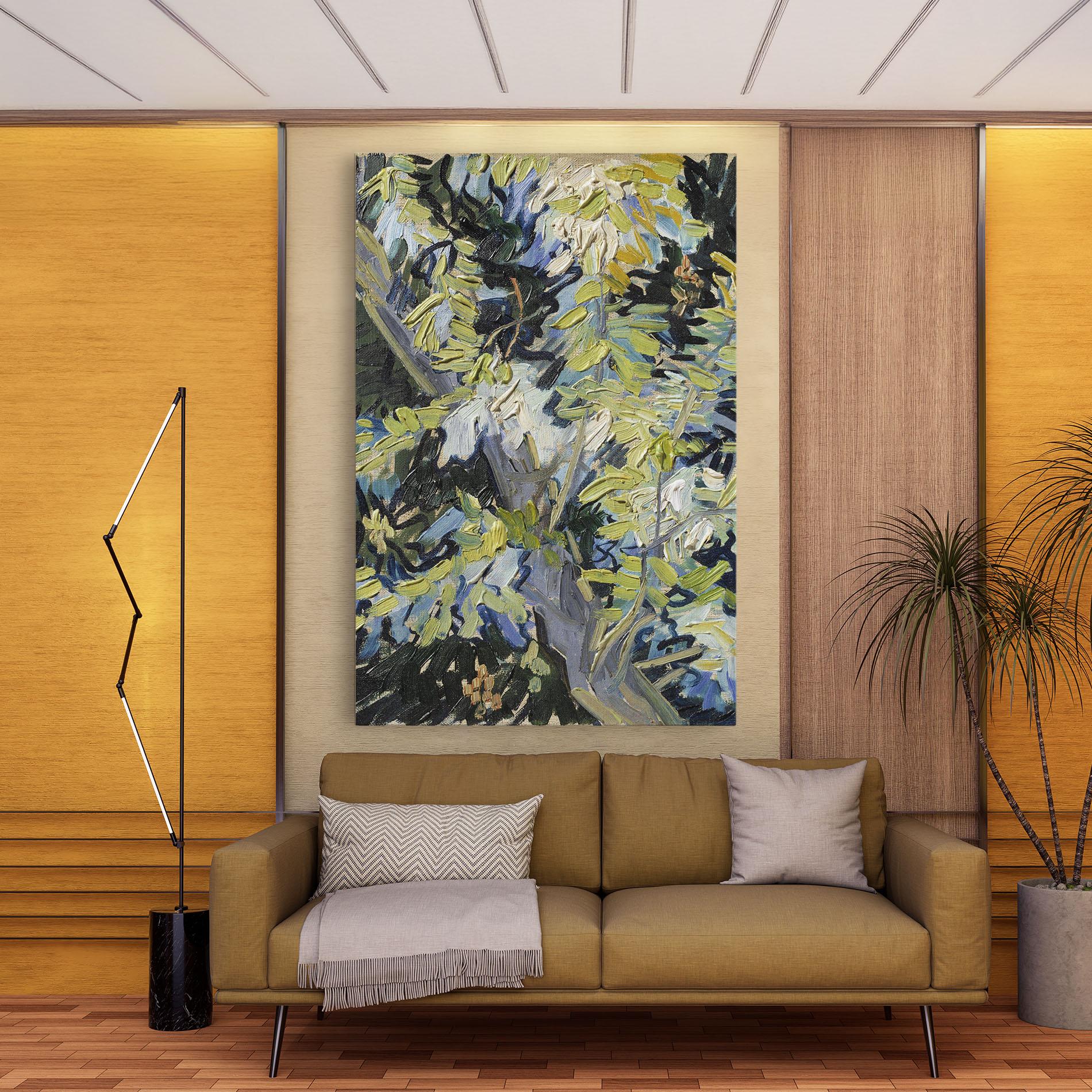 Leinwandbild Blossoming Branches mockup 9