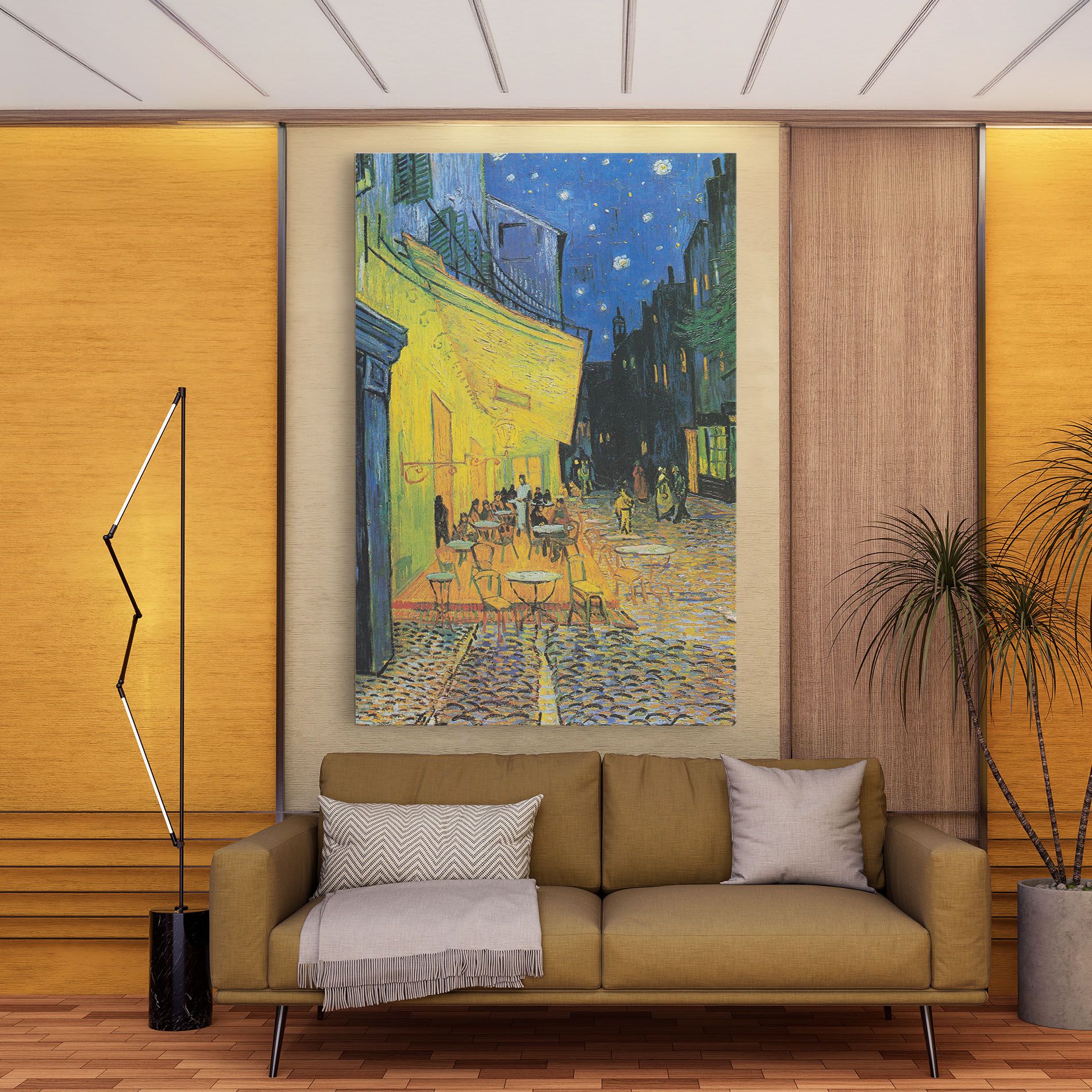 Cafe Terrace At Night mockup 9