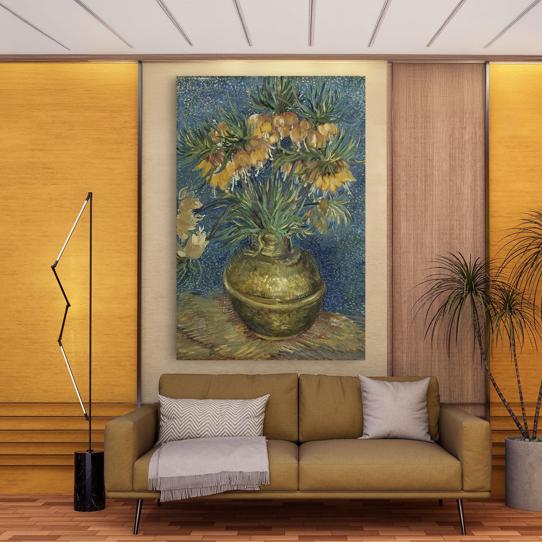 Leinwandbild Imperial Fritillaries mockup 9