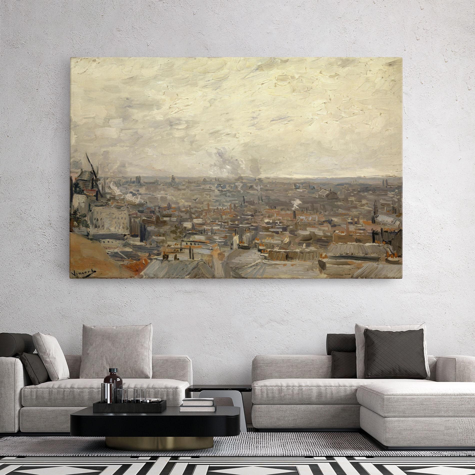 Leinwandbild Desde Montmartre mockup 2
