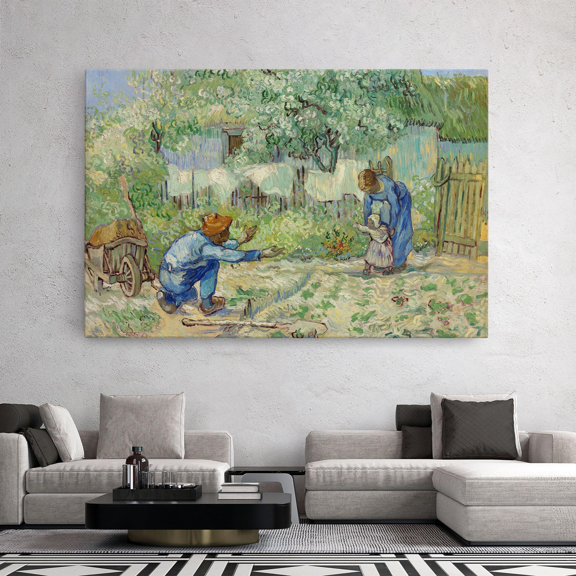 Leinwandbild First Steps mockup 2