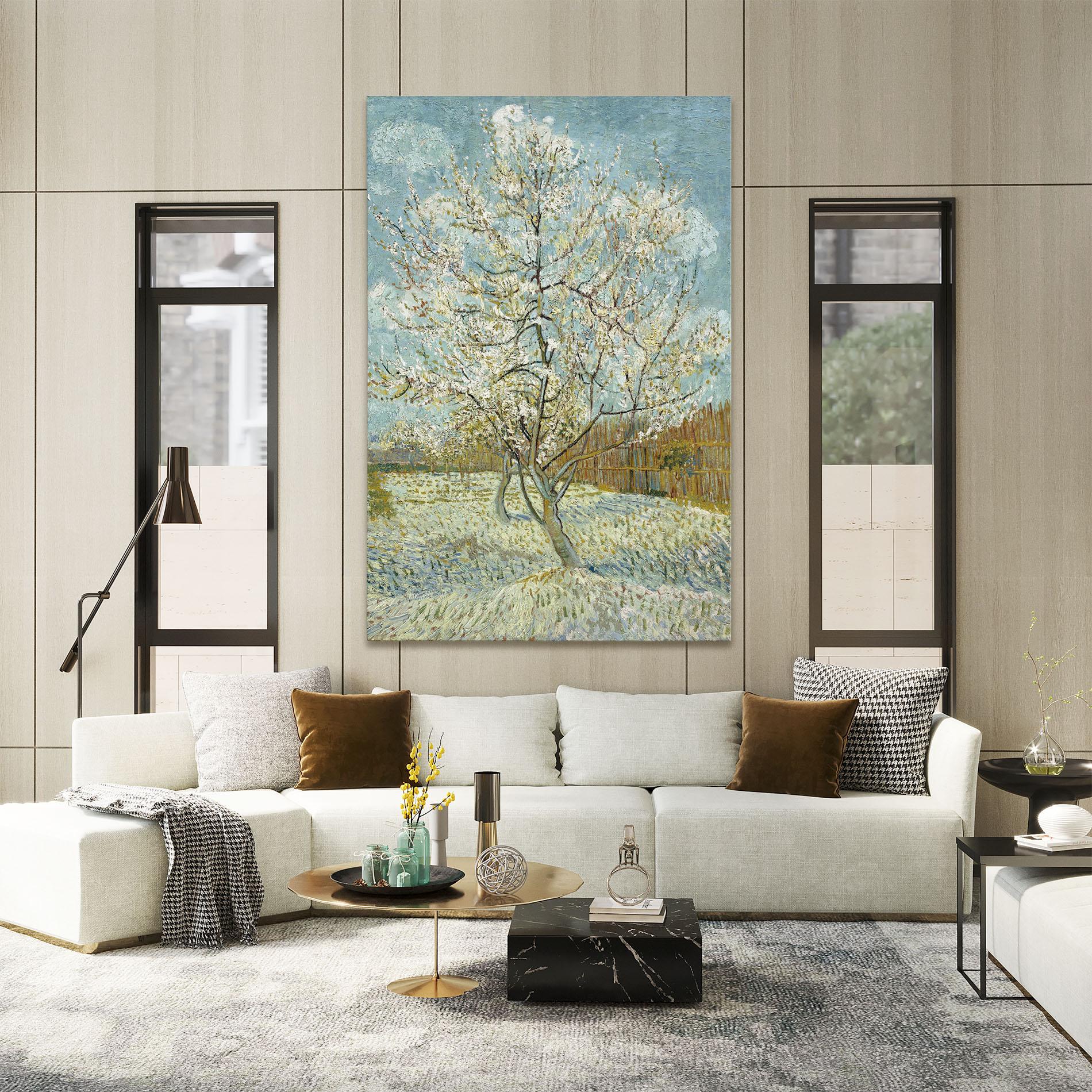 Leinwandbild De Roze Perzikboom mockup 2