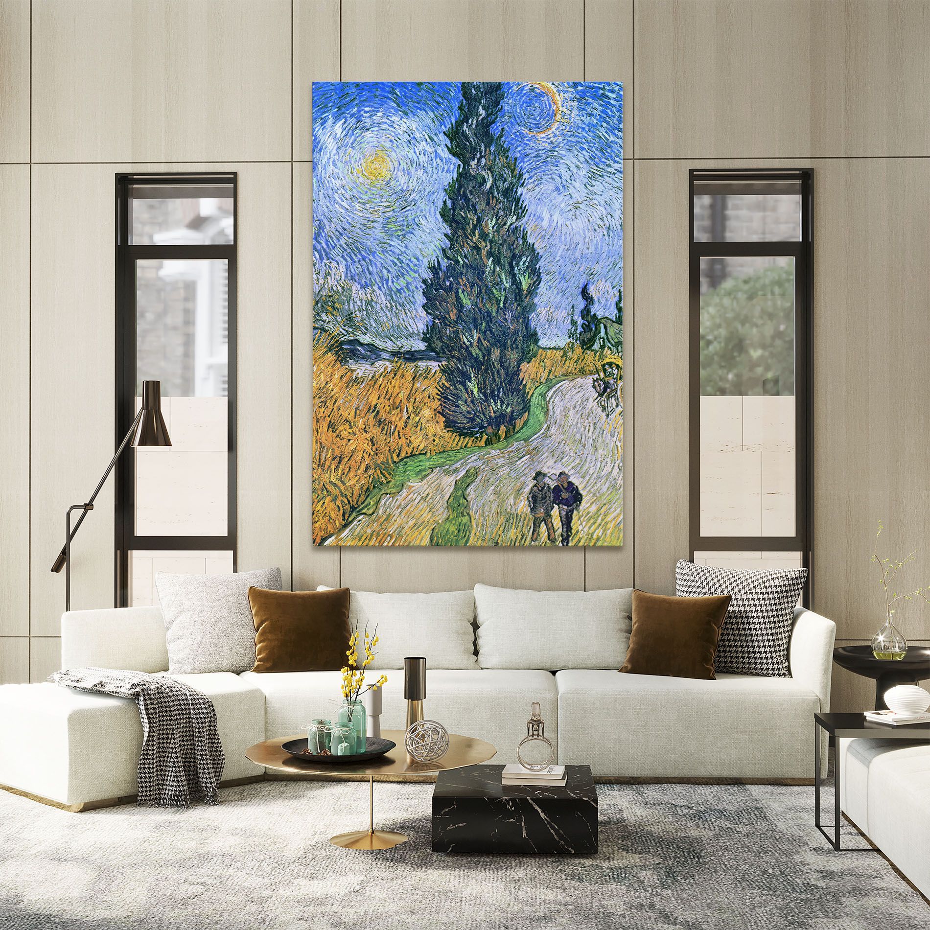 Road With Cypress mockup 2