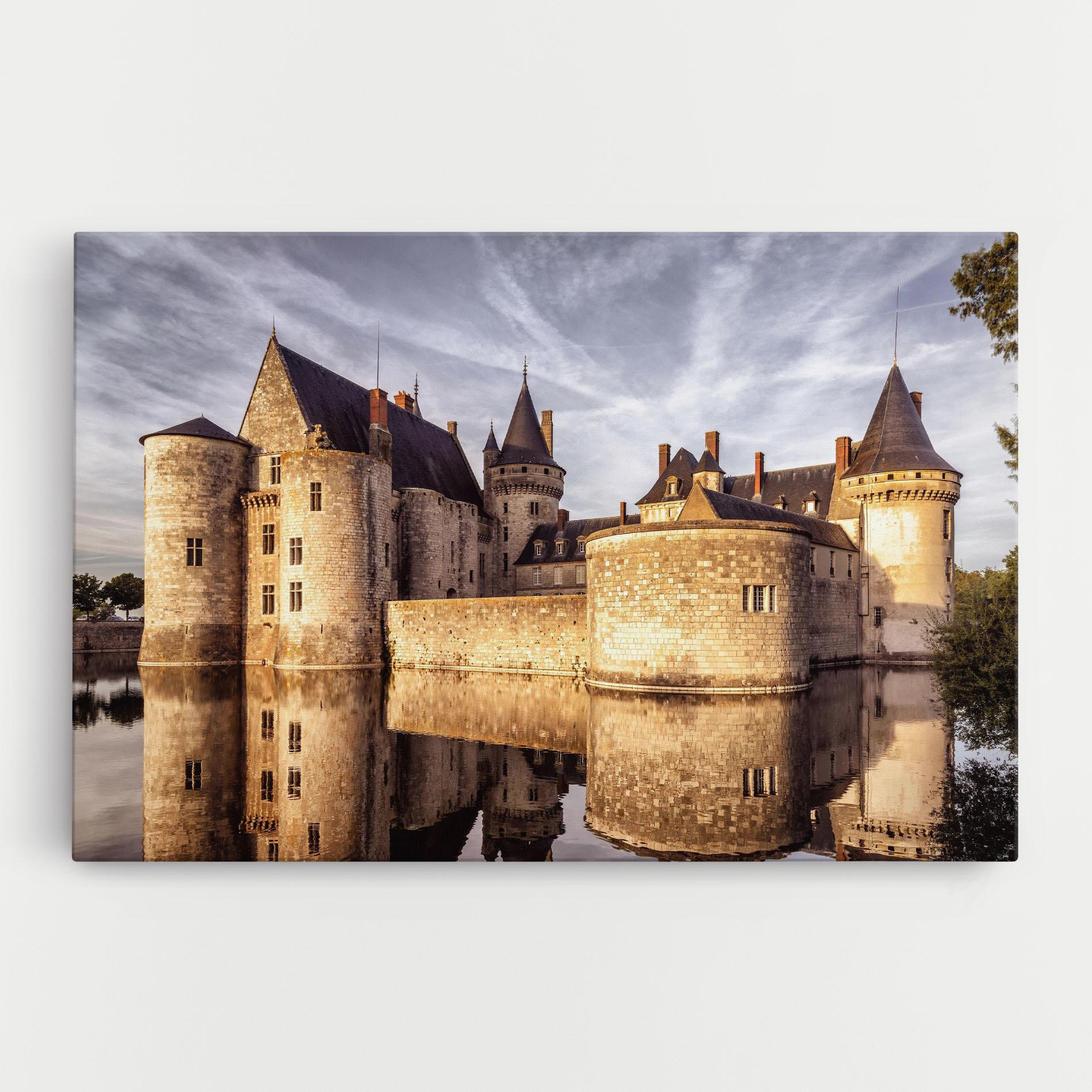 Leinwandbild Chateau Castle mockup 0