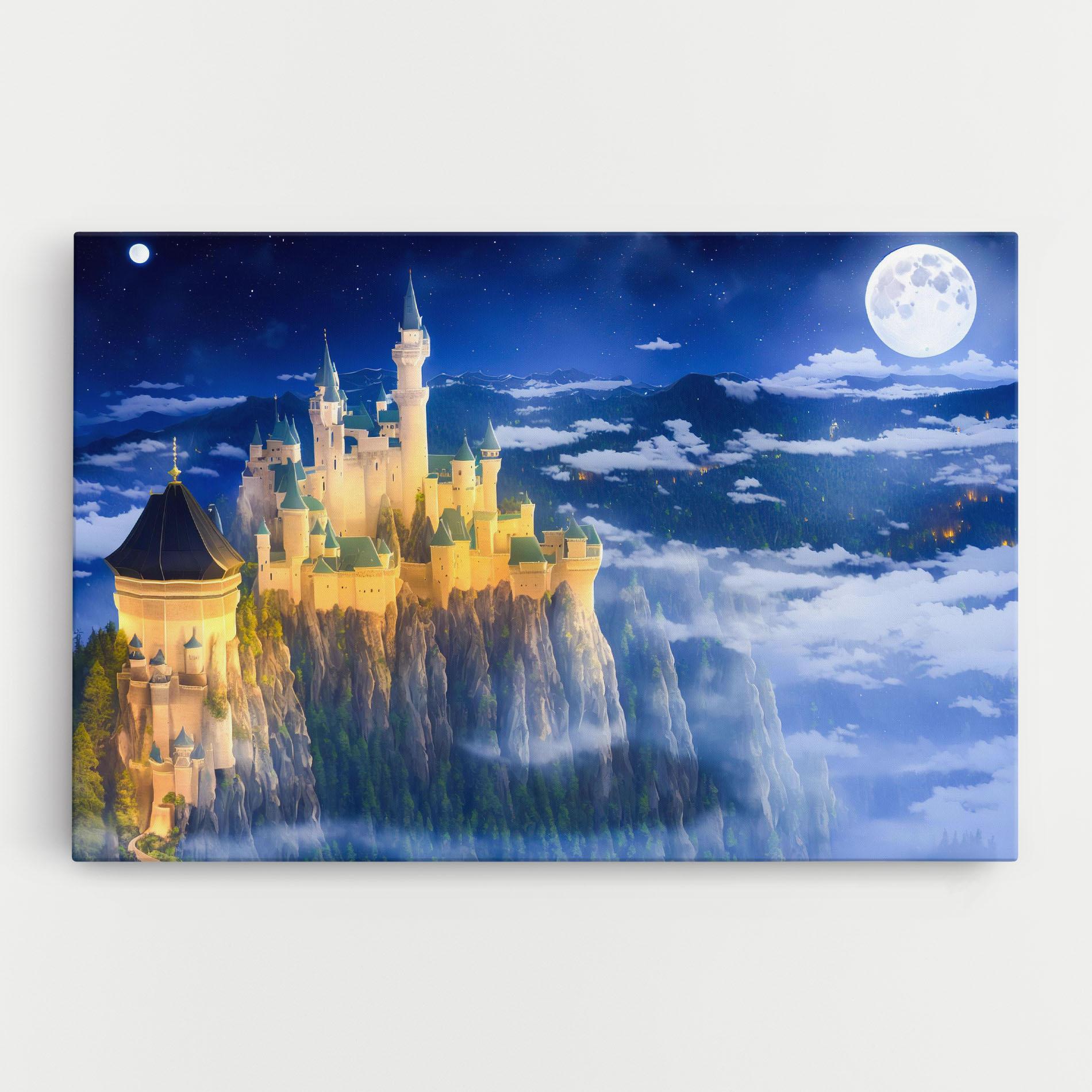 Leinwandbild Fairytale Castle mockup 0