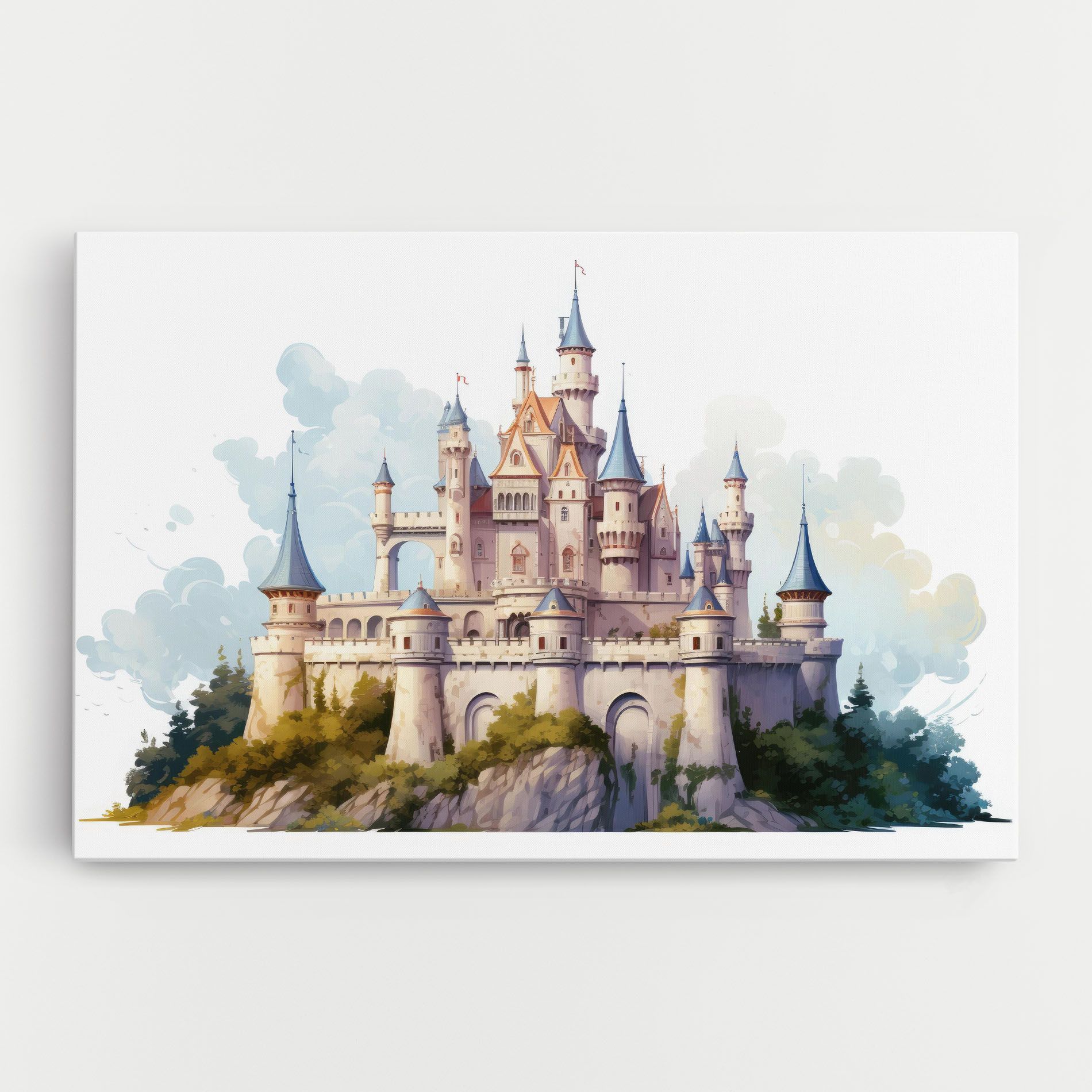 Illustration Castle mockup 0