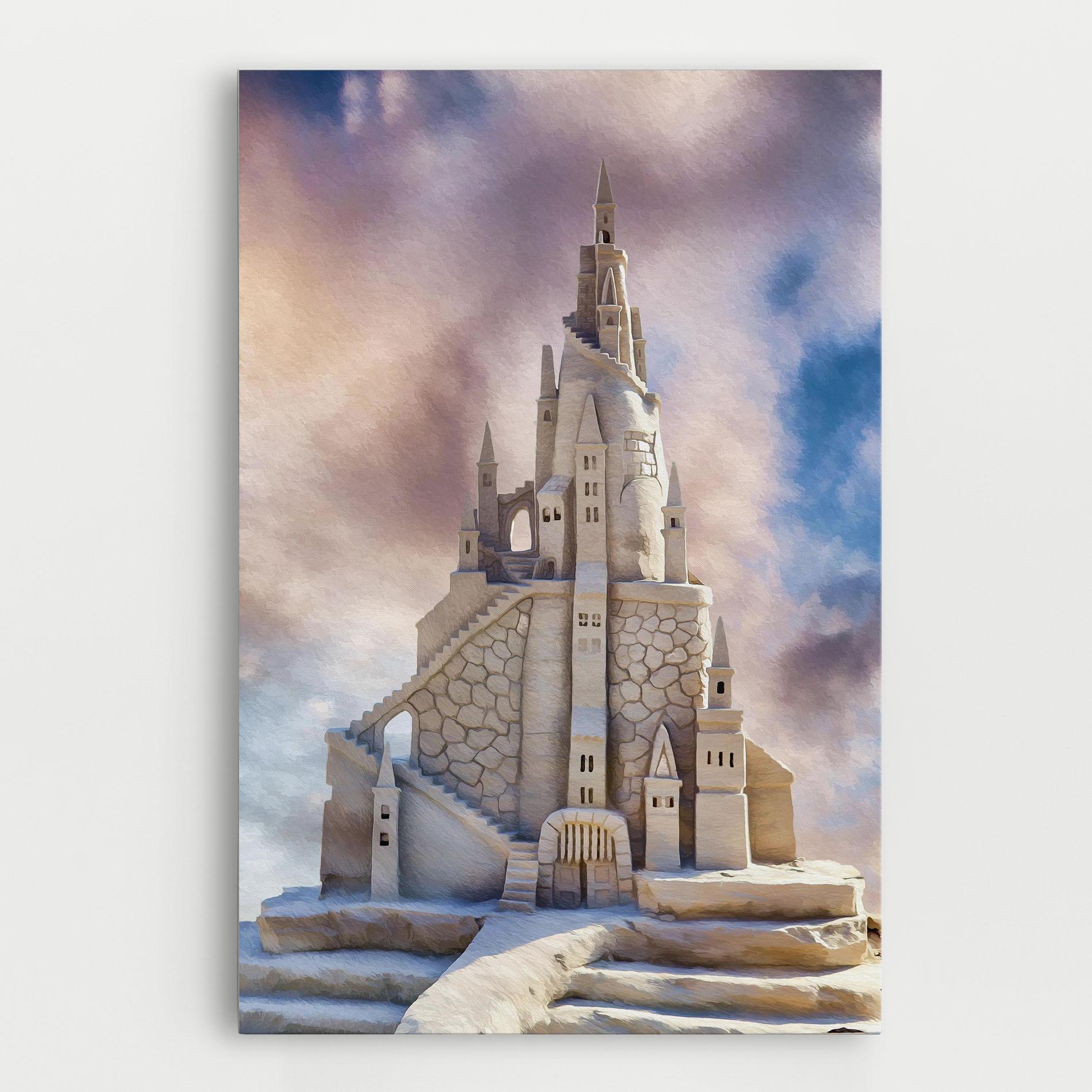 Leinwandbild Cream Castle mockup 0