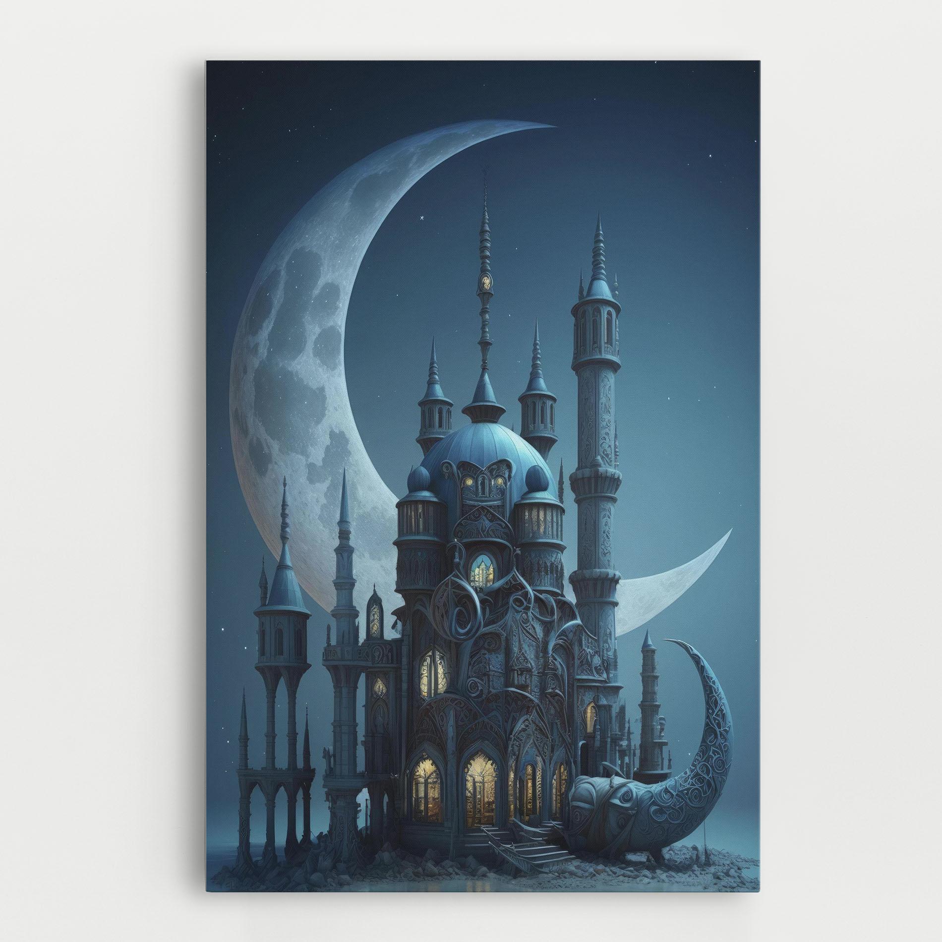Leinwandbild Mosque Moon mockup 0
