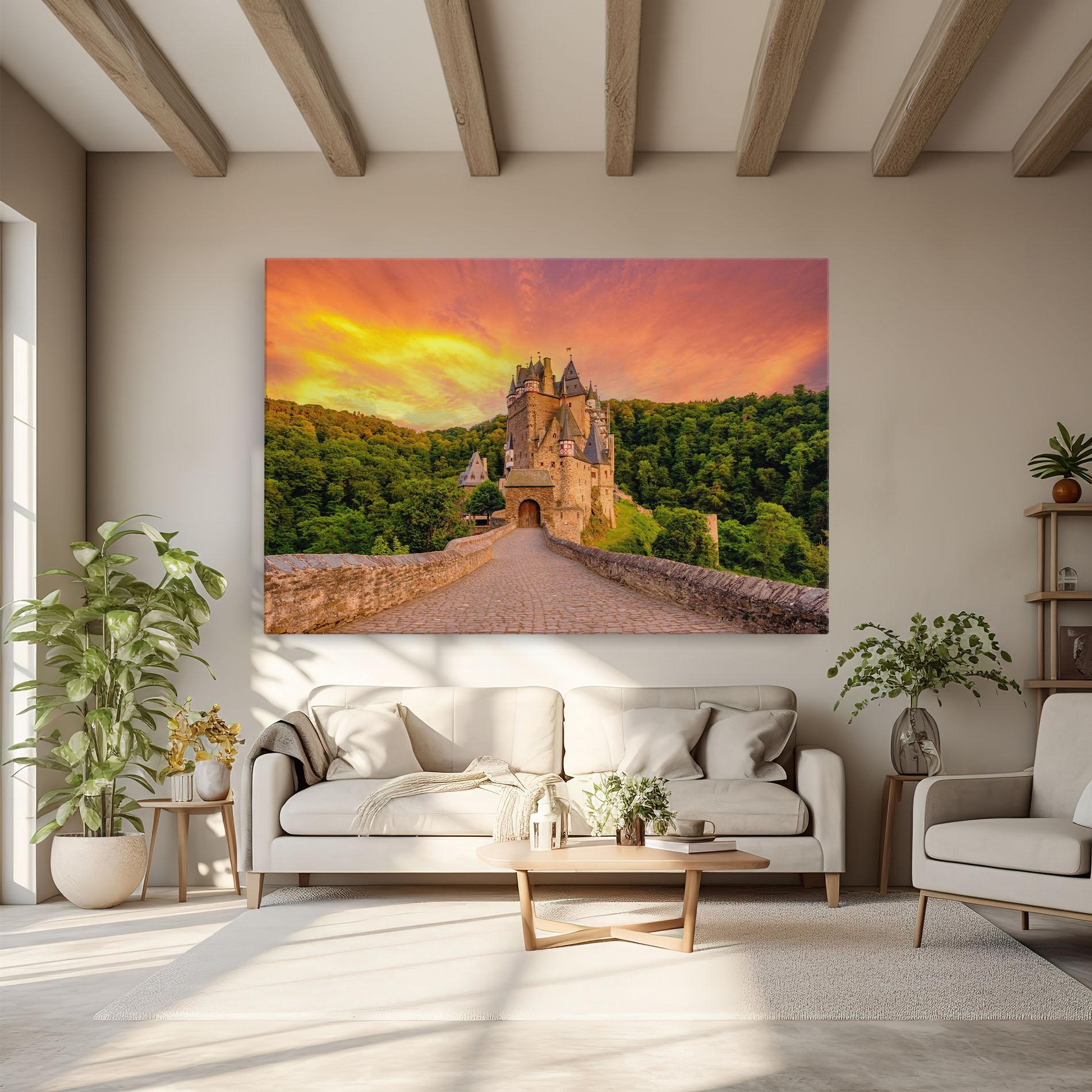 Leinwandbild Burg Eltz Castle mockup 6