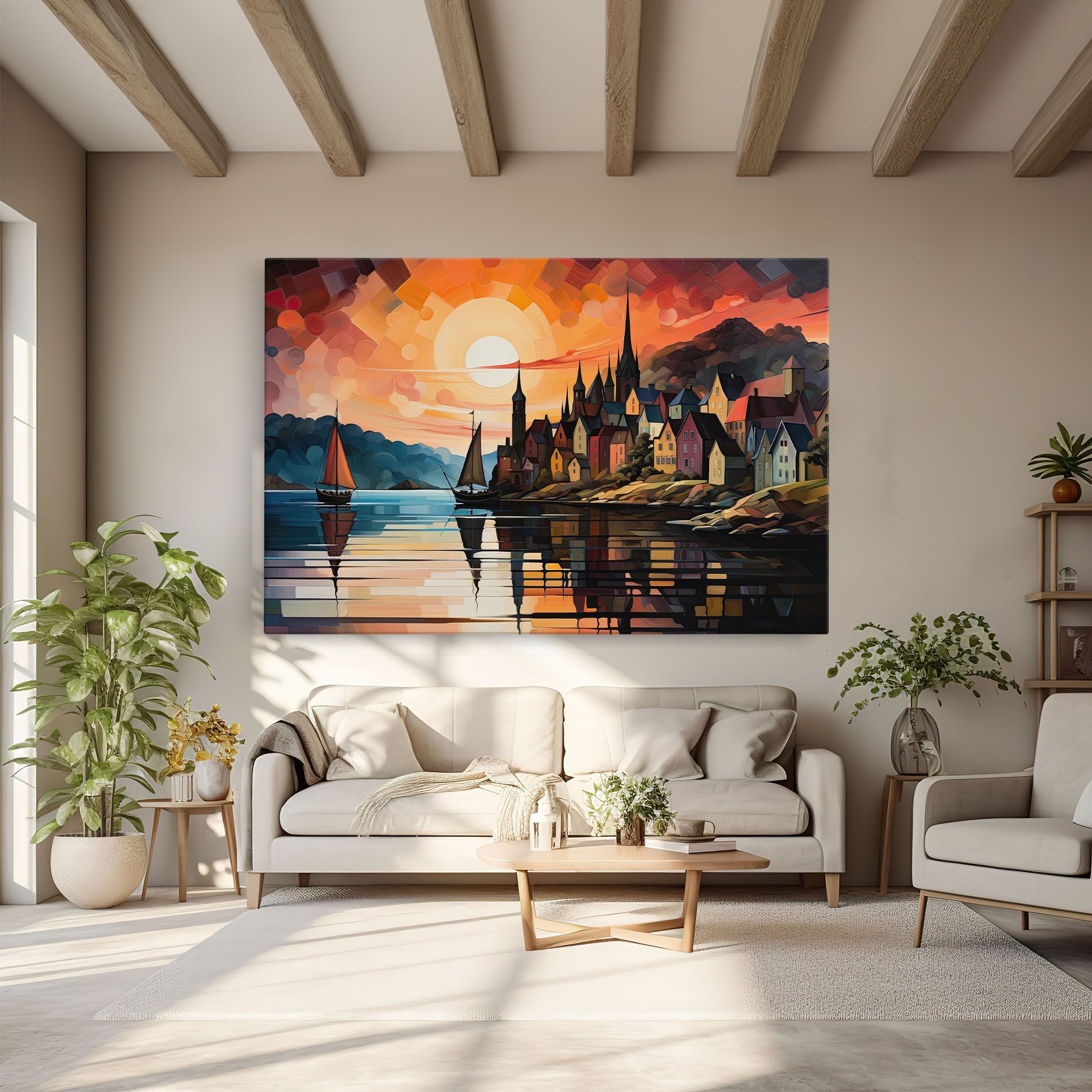 Castle Painting mockup 6