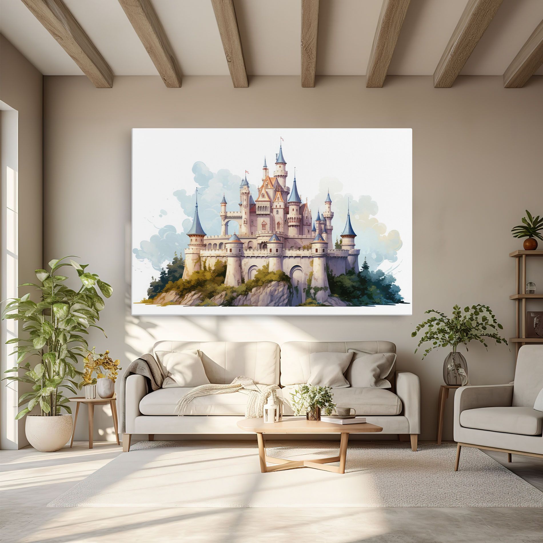 Illustration Castle mockup 6
