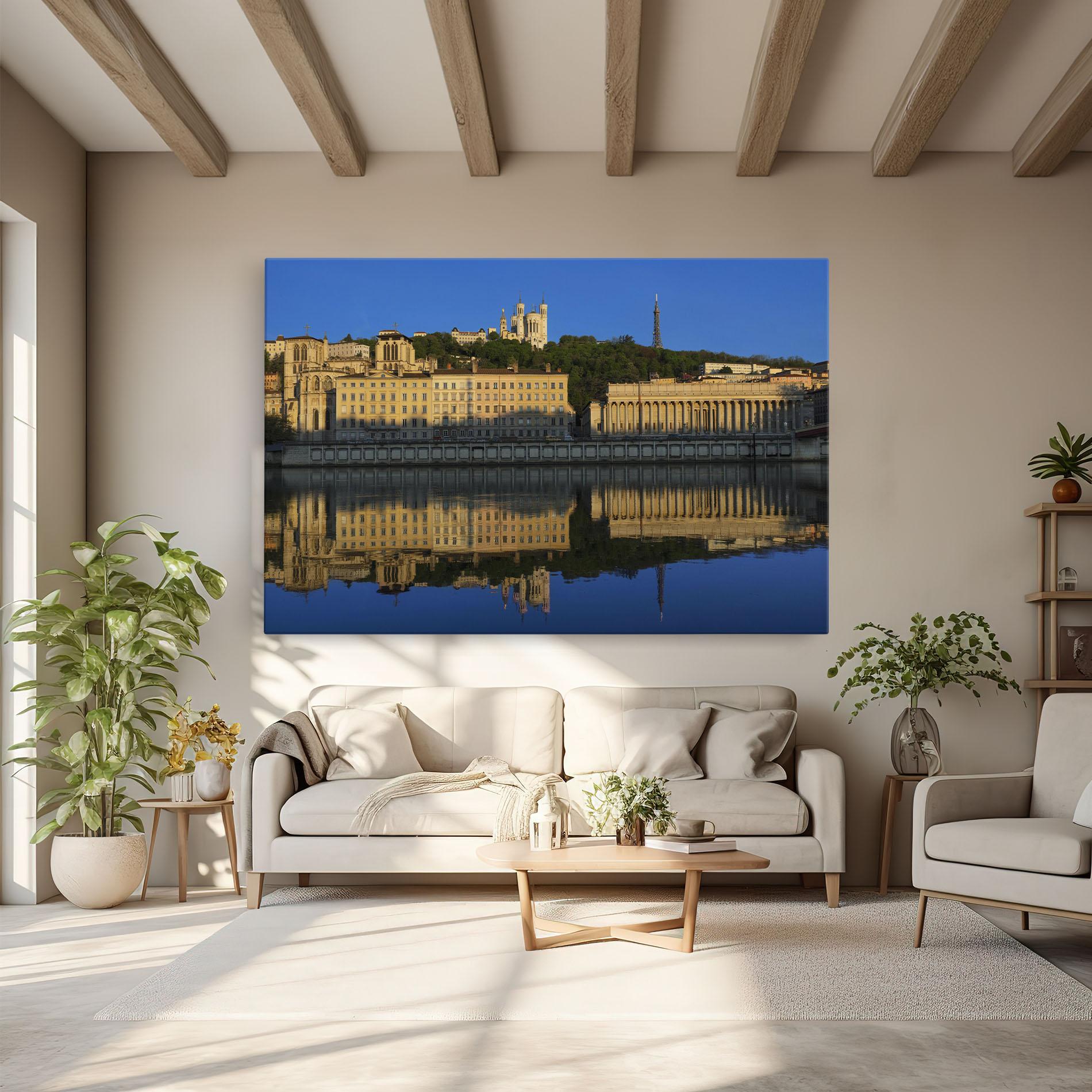Leinwandbild Lyon France mockup 6
