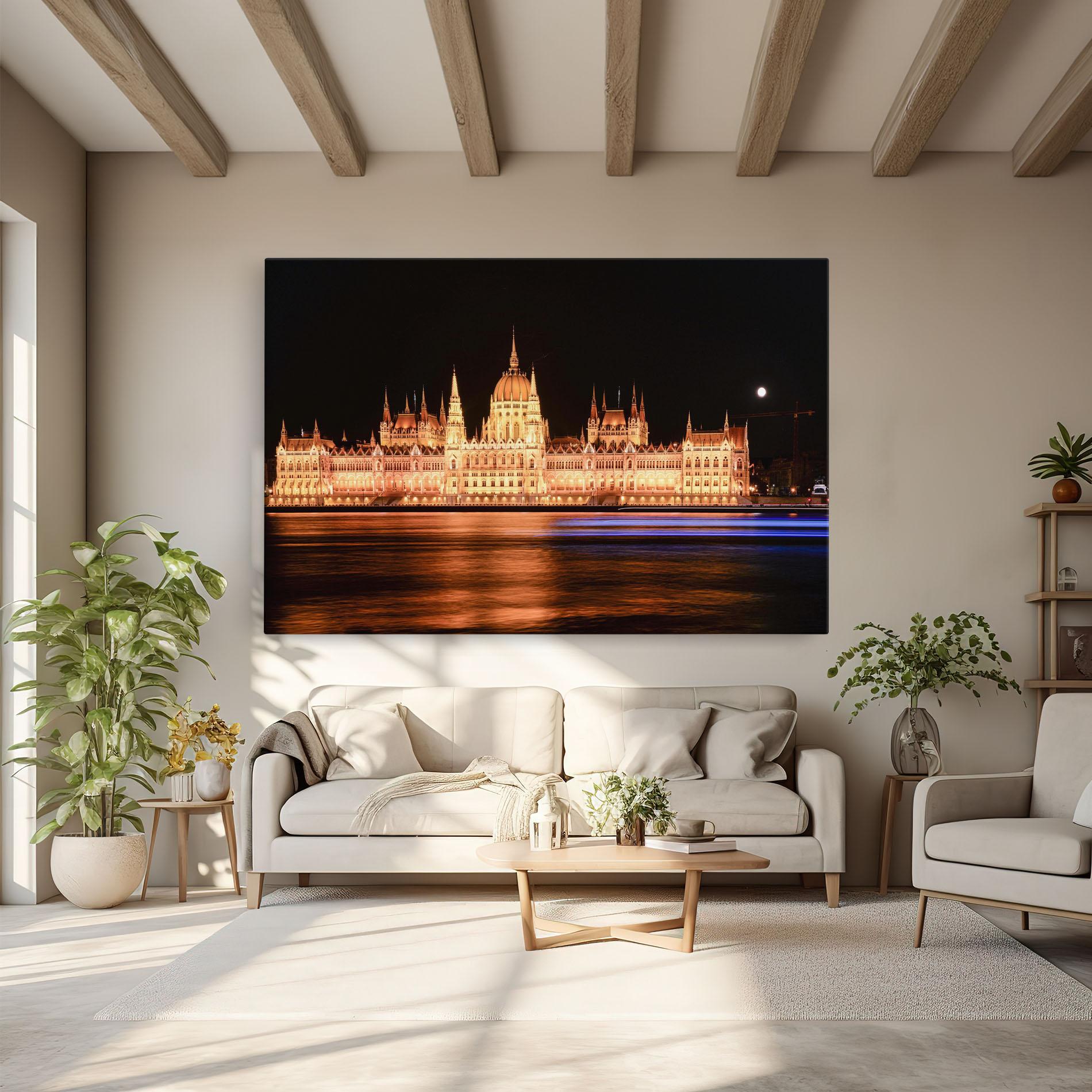 Leinwandbild Night Reflection mockup 6