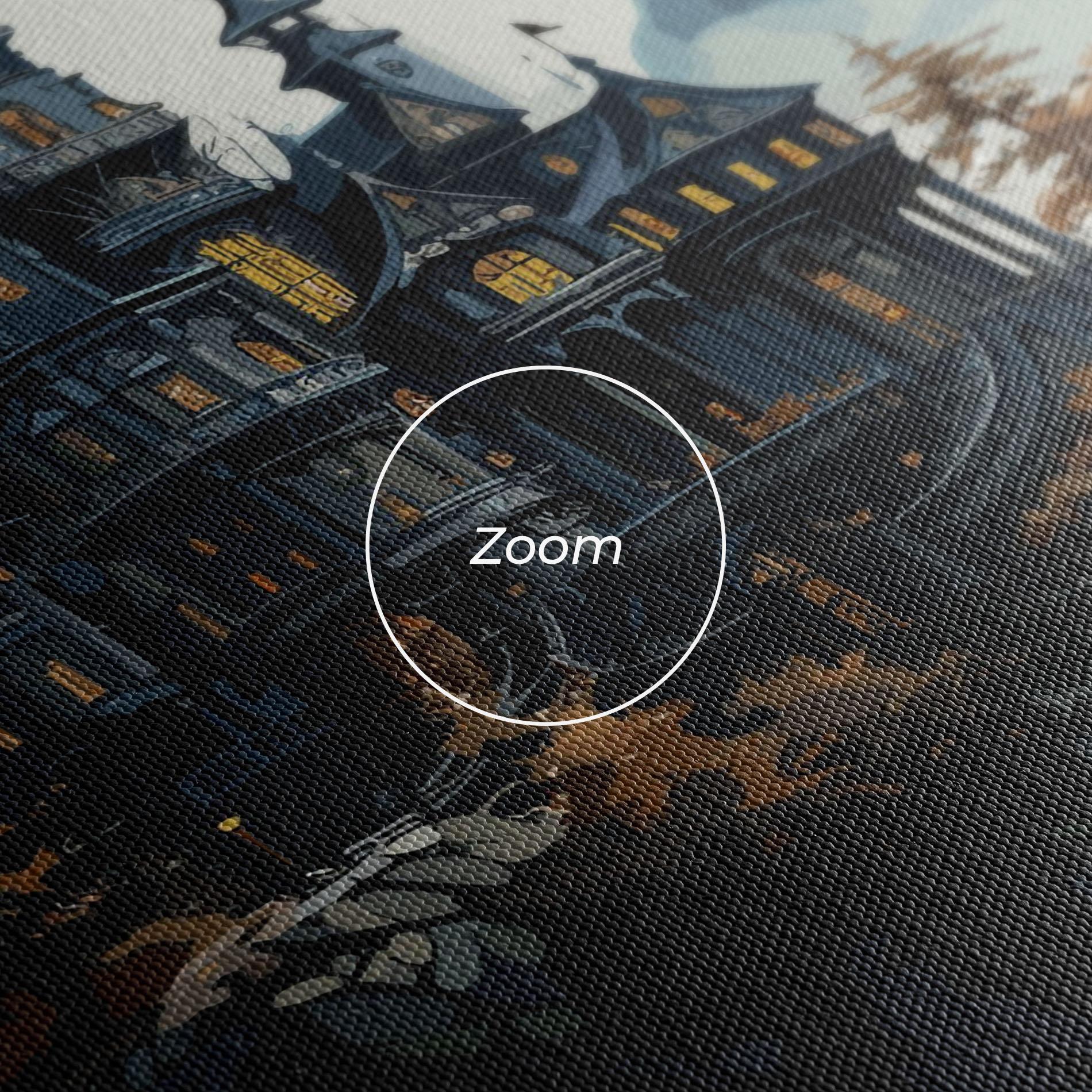 Leinwandbild Grey Big Castle mockup 3