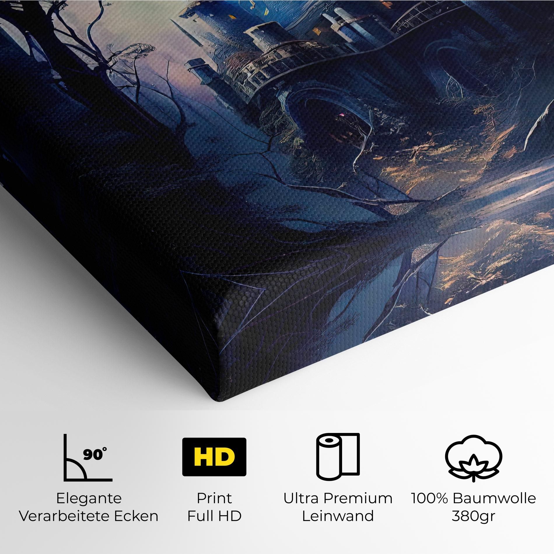 Blue Art Castle mockup 4