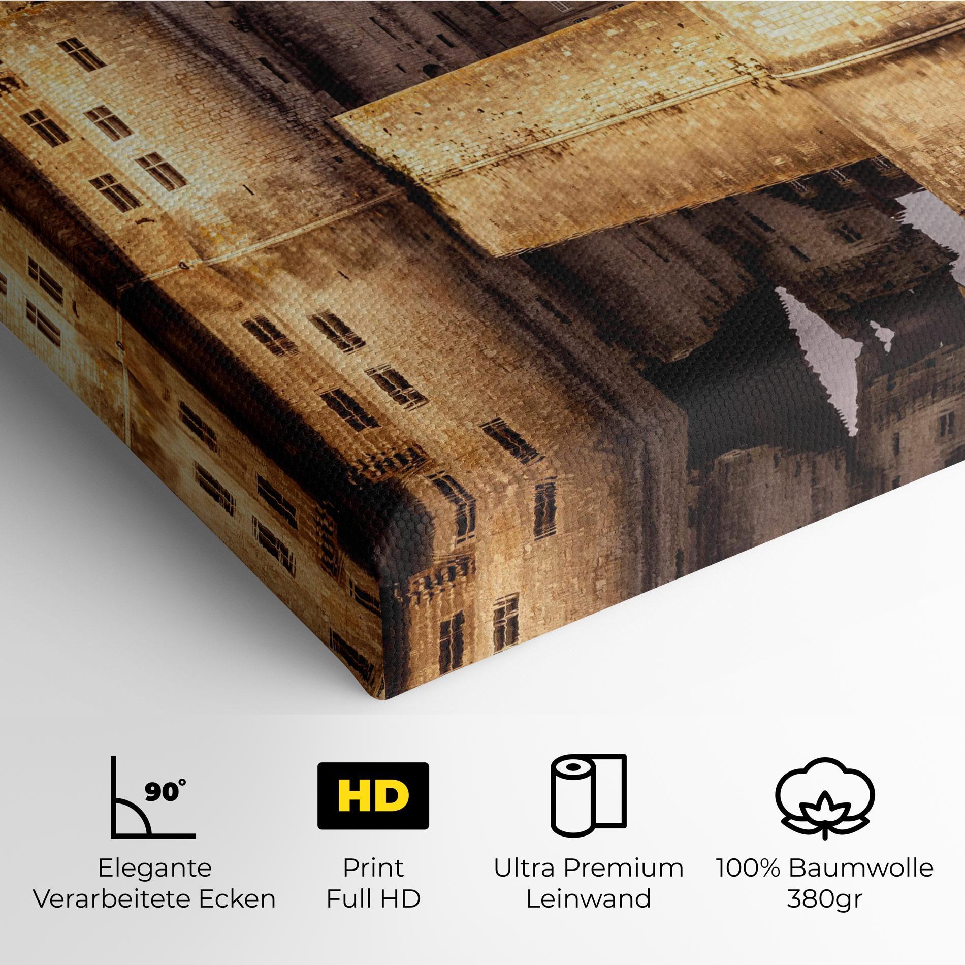 Leinwandbild Chateau Castle mockup 4