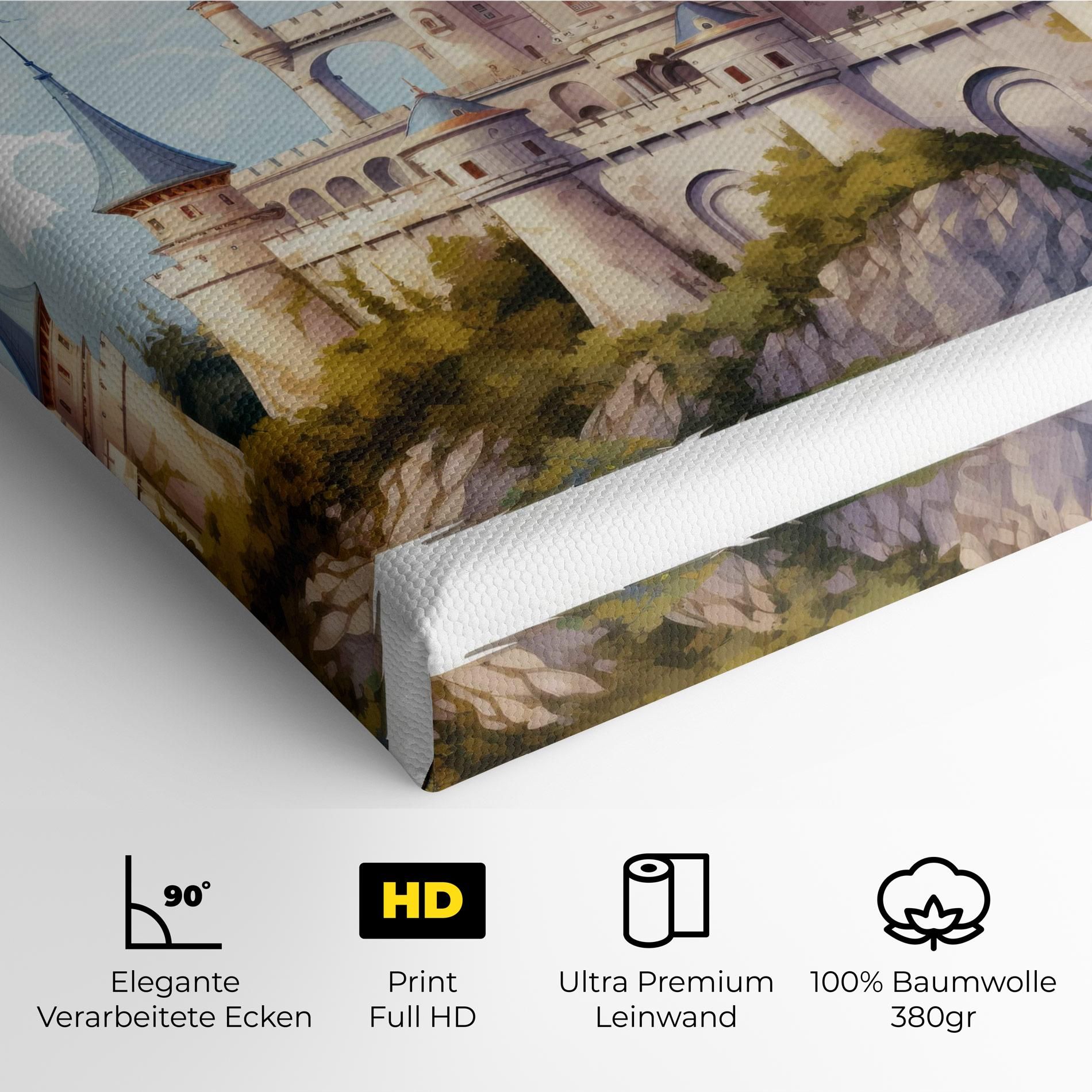 Illustration Castle mockup 4