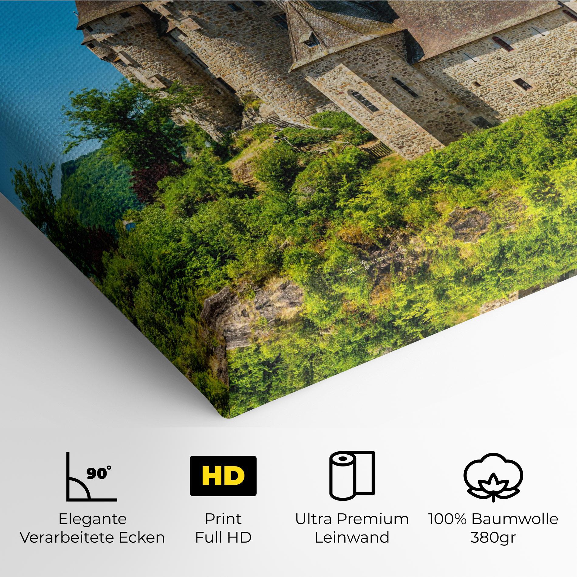 Leinwandbild Medieval Castle France mockup 4