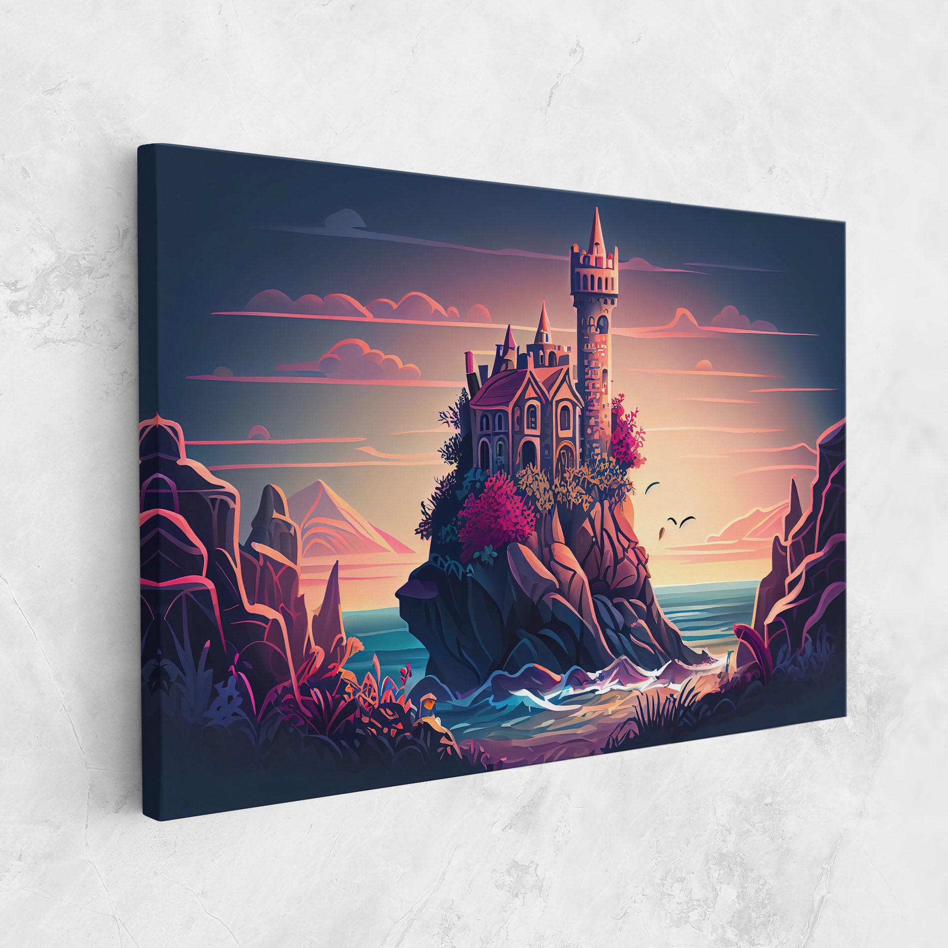 Leinwandbild Cliff Castle mockup 1