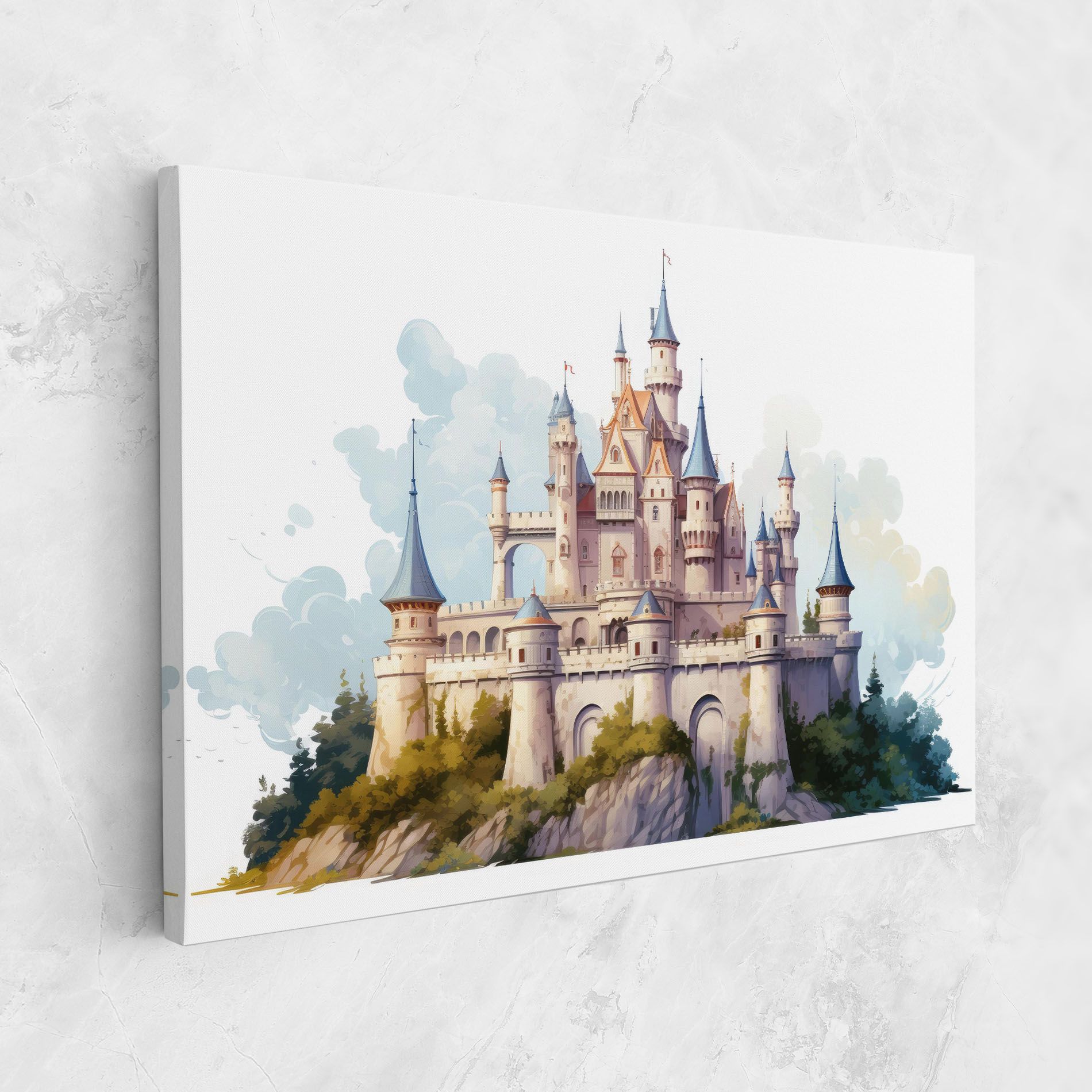 Illustration Castle mockup 1