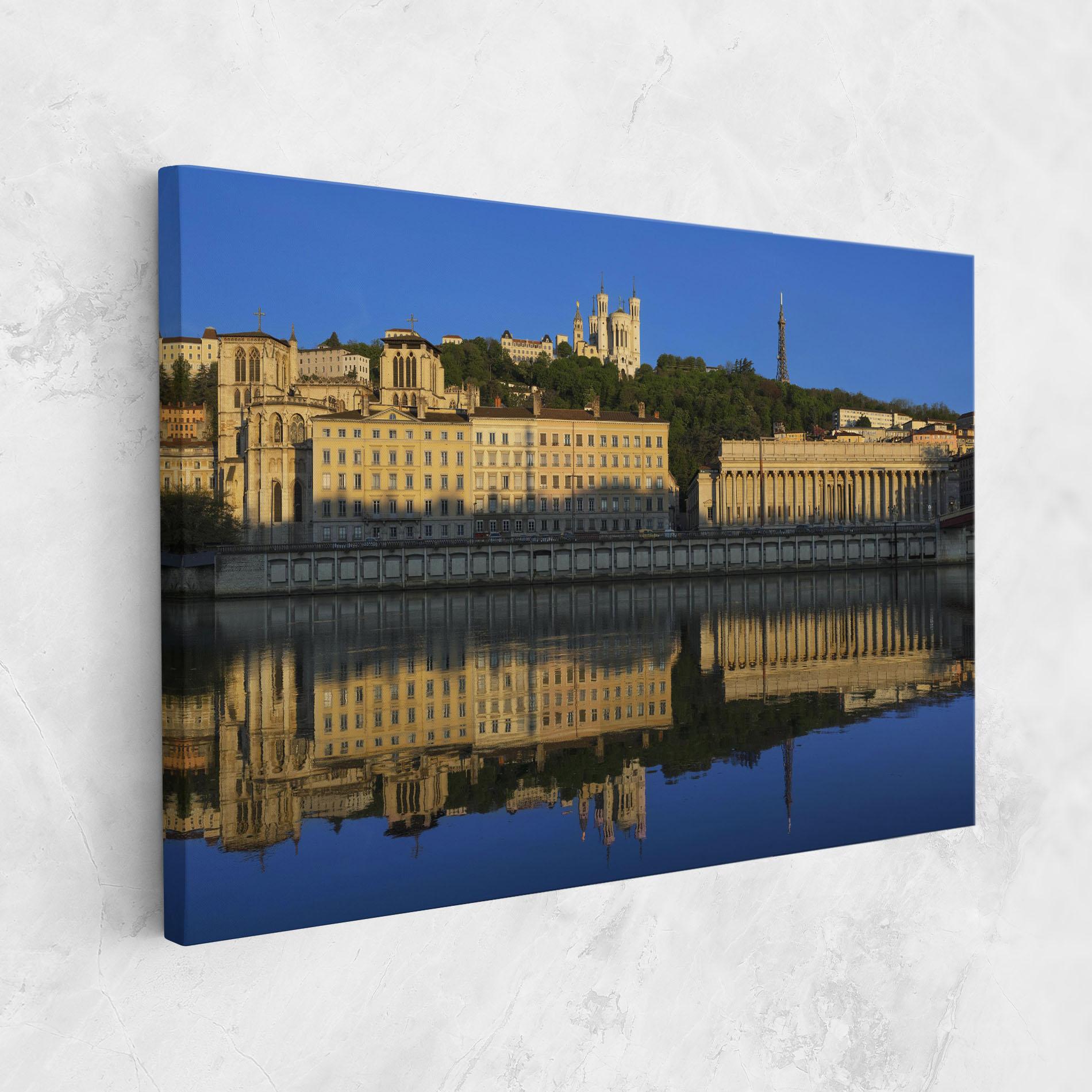 Leinwandbild Lyon France mockup 1
