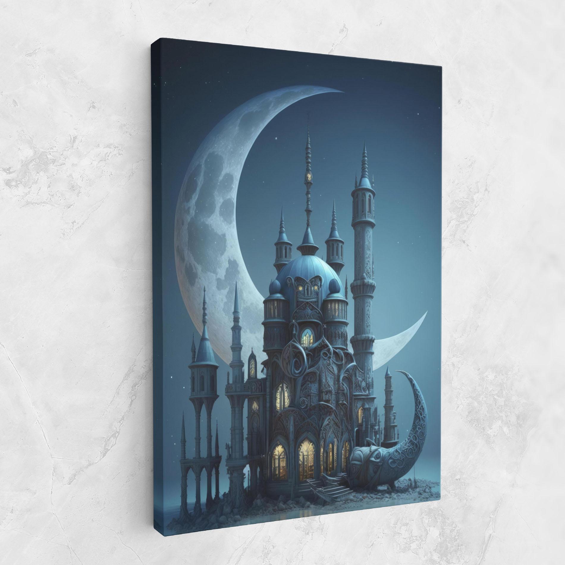 Leinwandbild Mosque Moon mockup 1