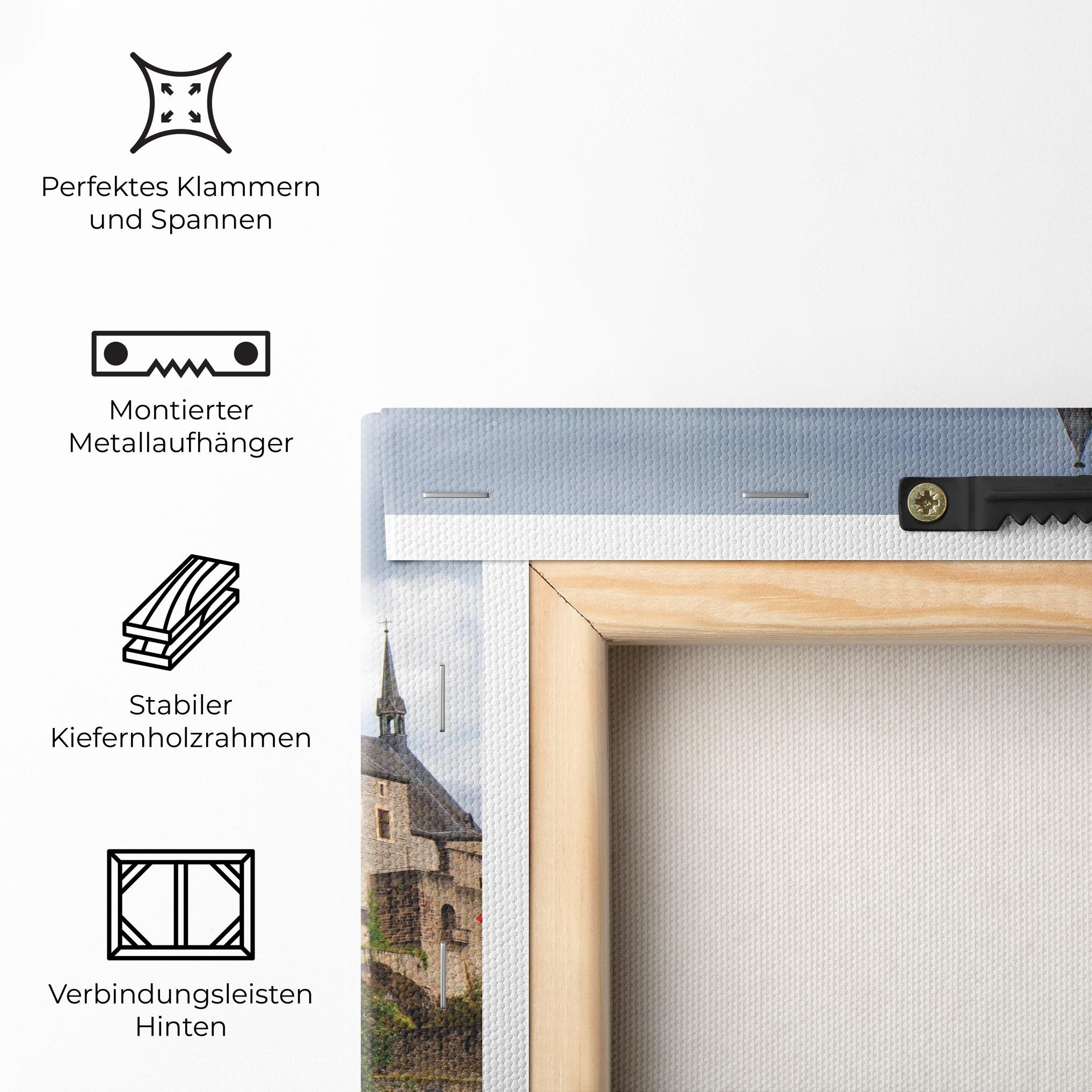 Leinwandbild Castle Vianden mockup 5