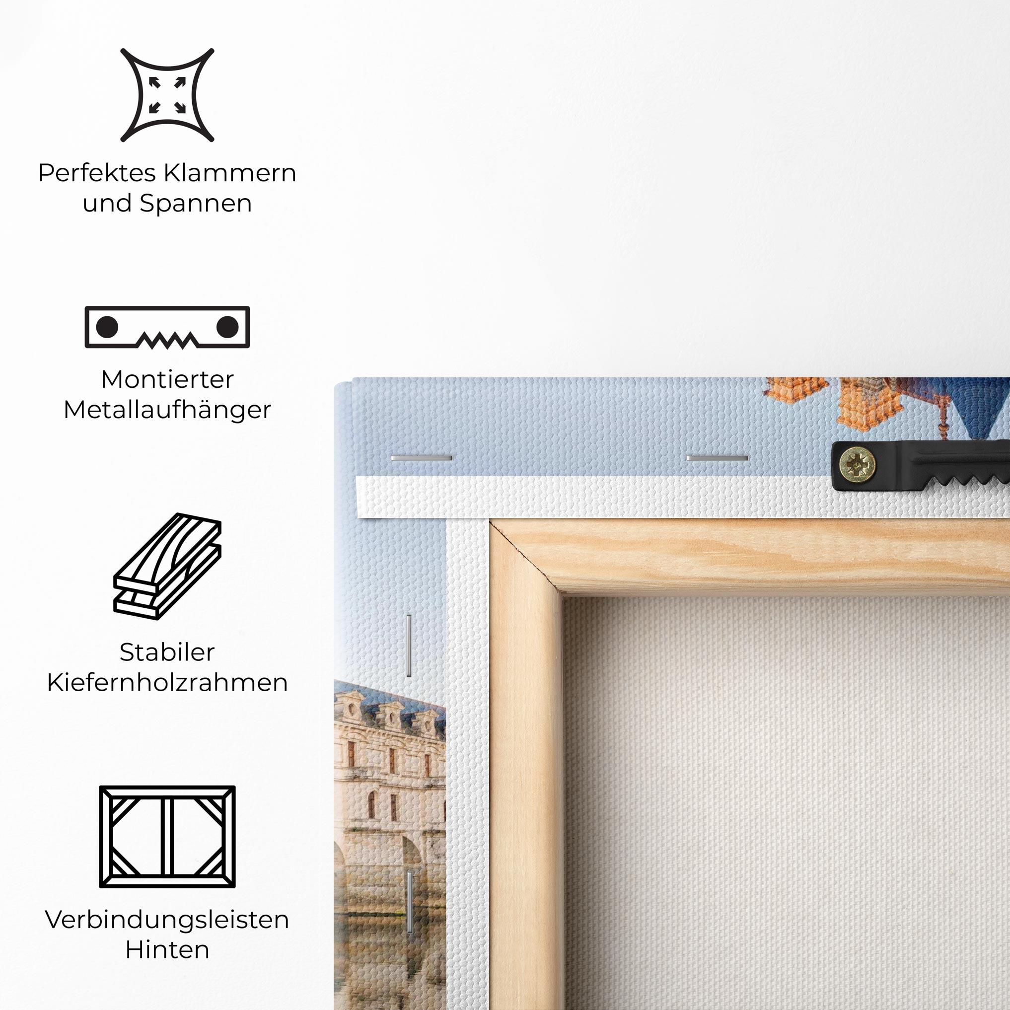 Leinwandbild Chateau France mockup 5