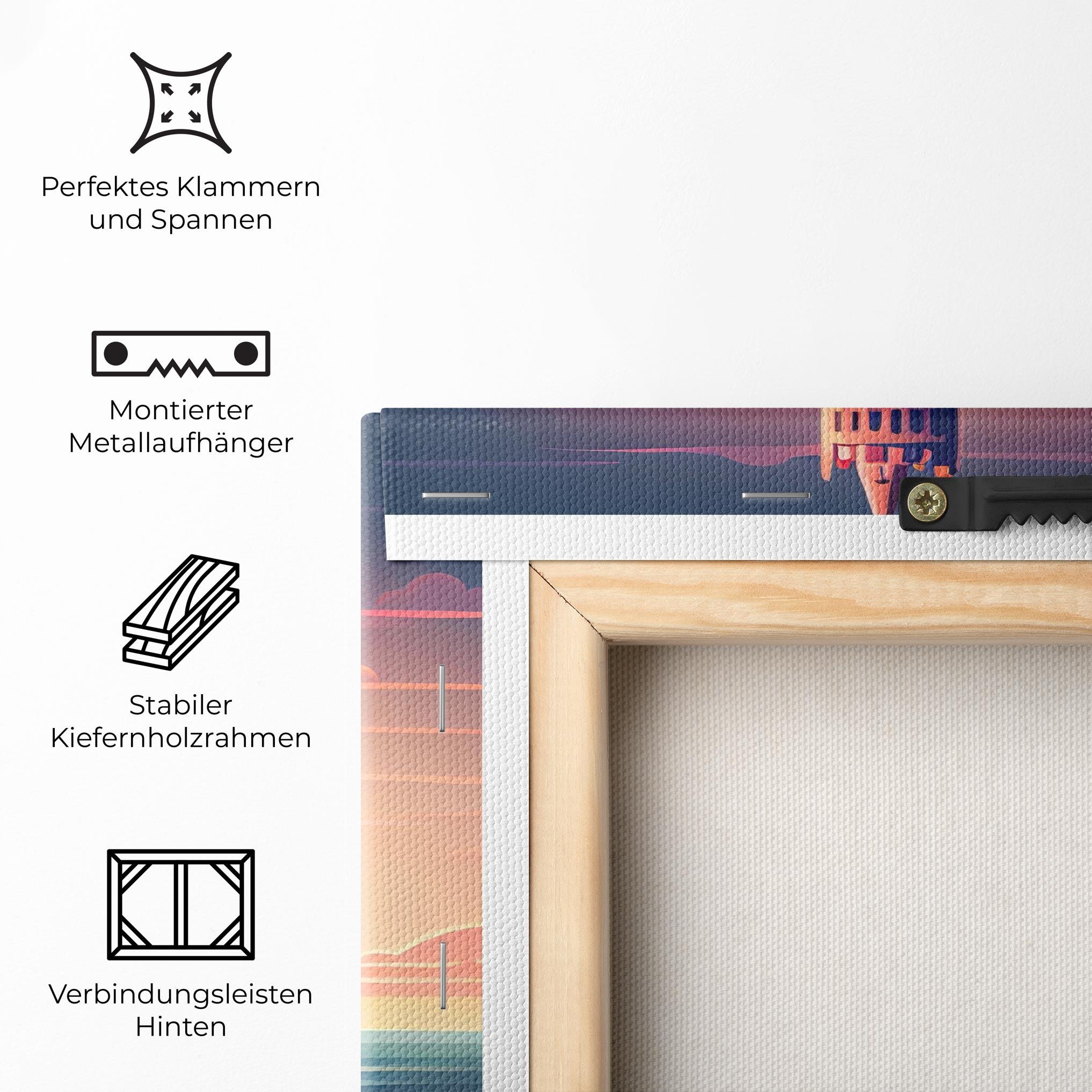 Leinwandbild Cliff Castle mockup 5