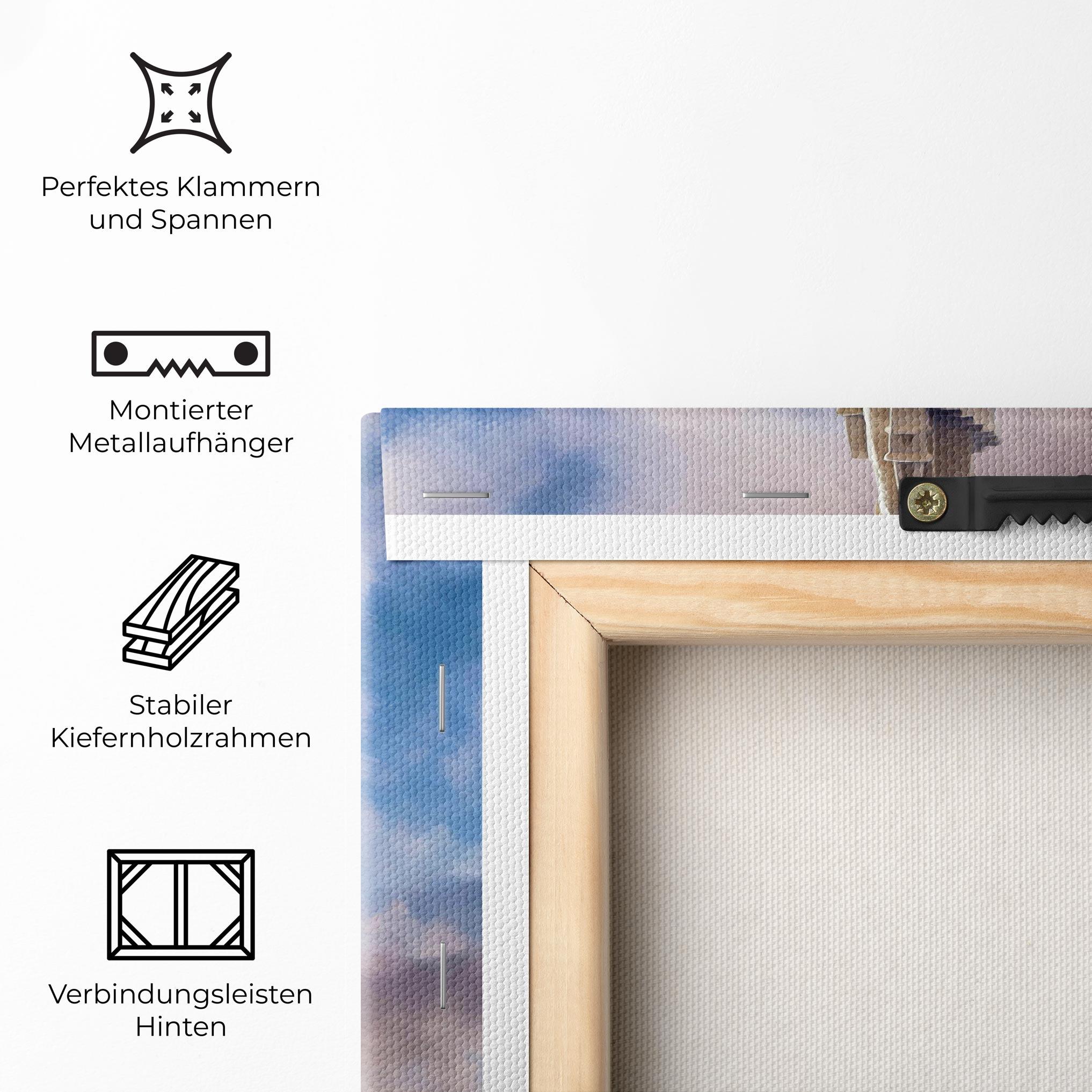 Leinwandbild Cream Castle mockup 5