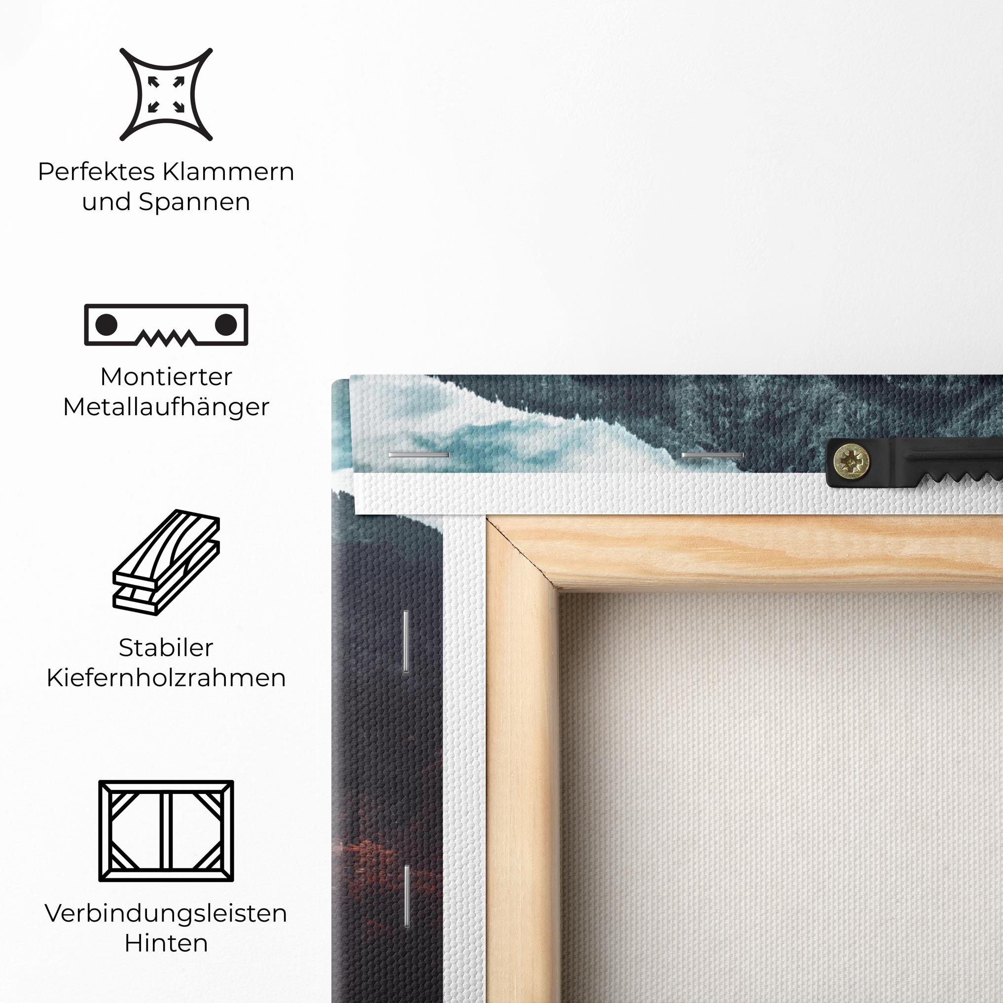 Leinwandbild Forest Castle mockup 5