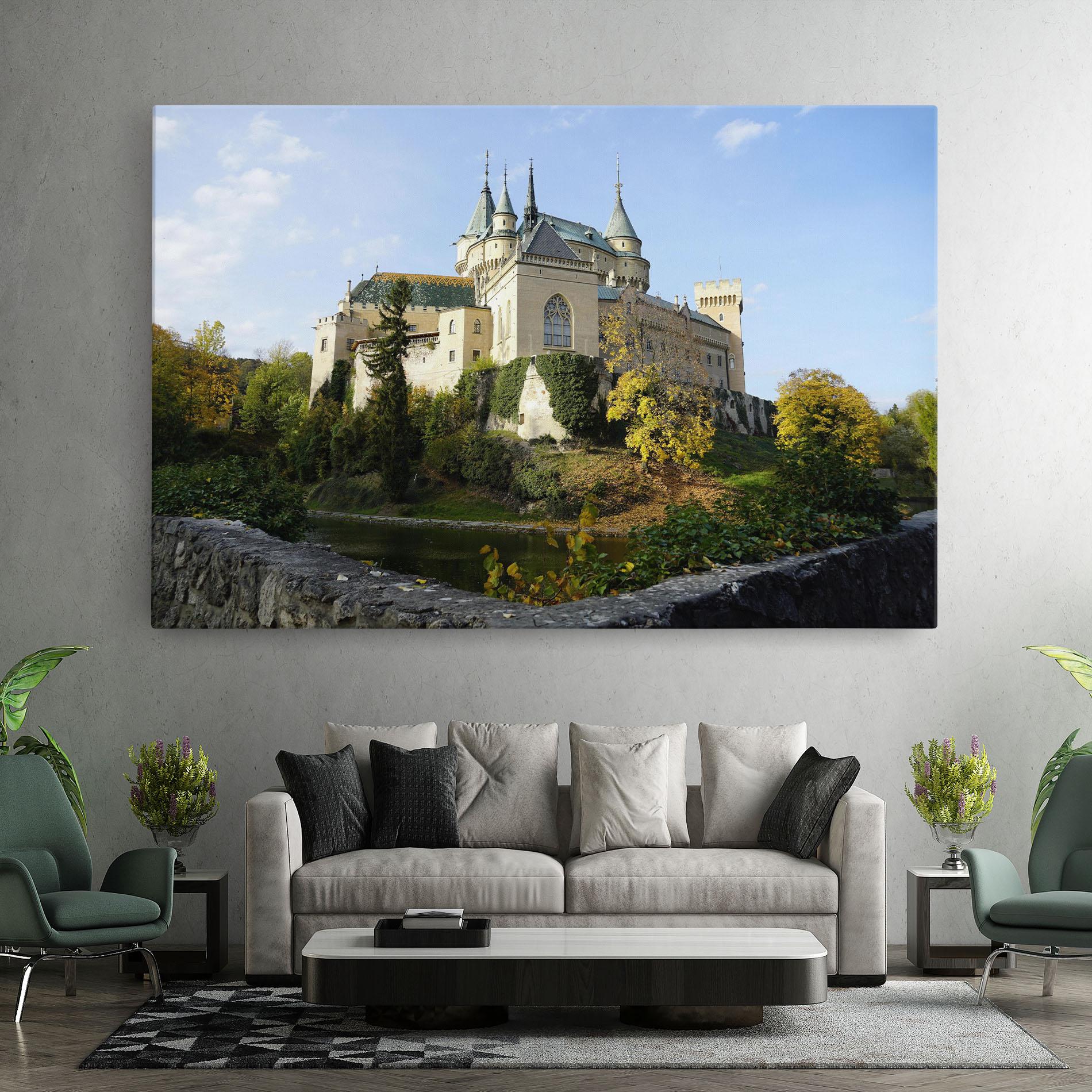 Leinwandbild Bojnice Castle Slovakia mockup 7