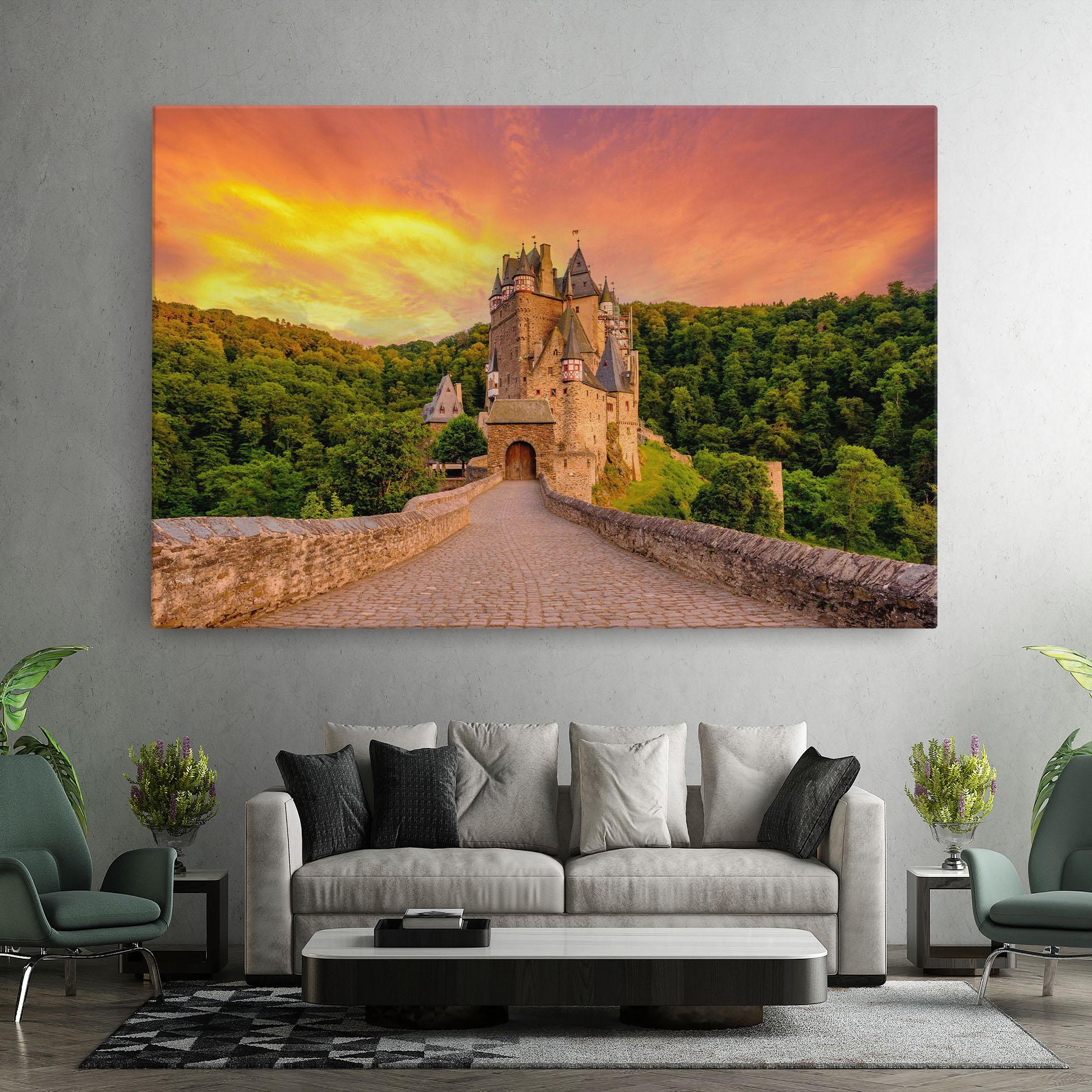 Leinwandbild Burg Eltz Castle mockup 7
