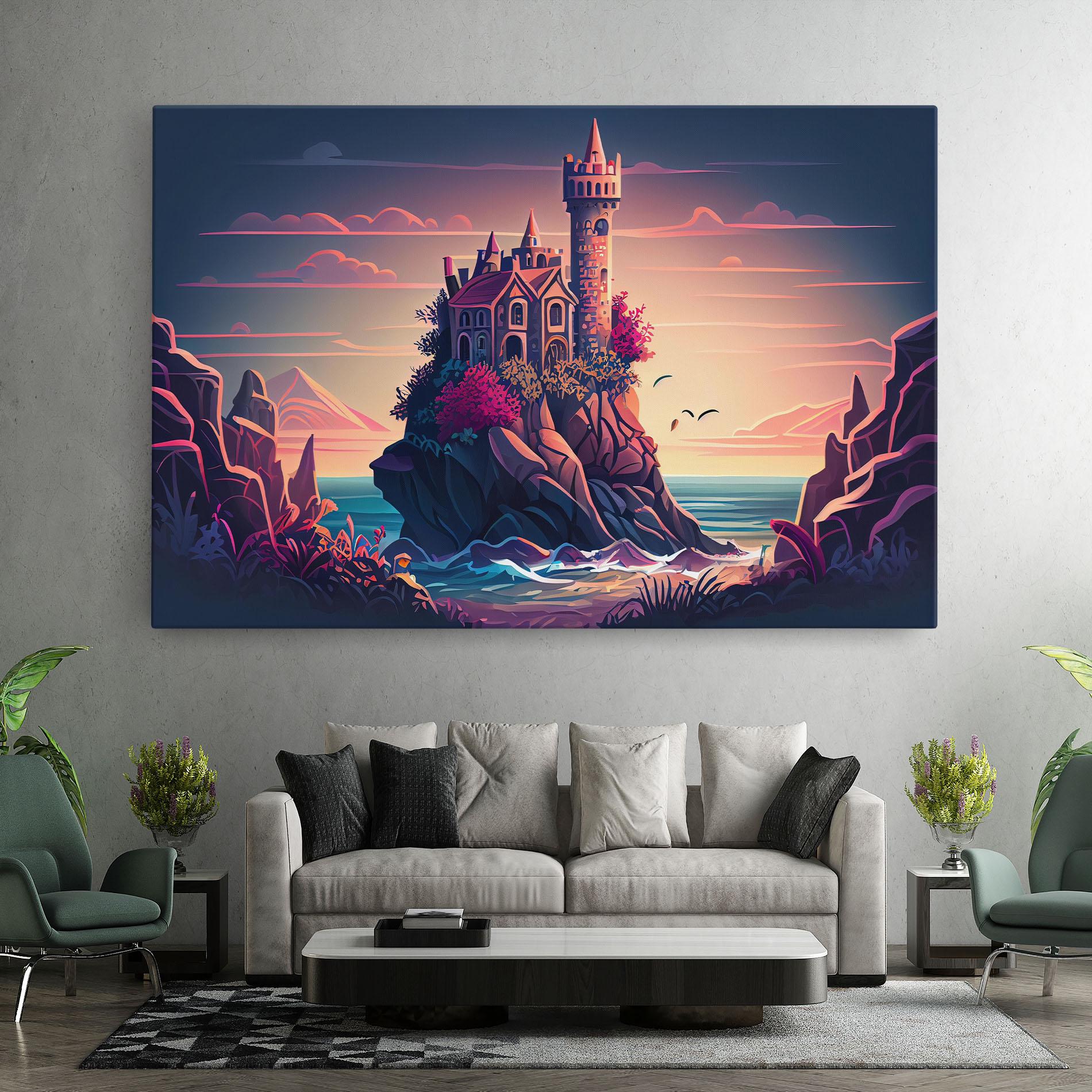 Leinwandbild Cliff Castle mockup 7