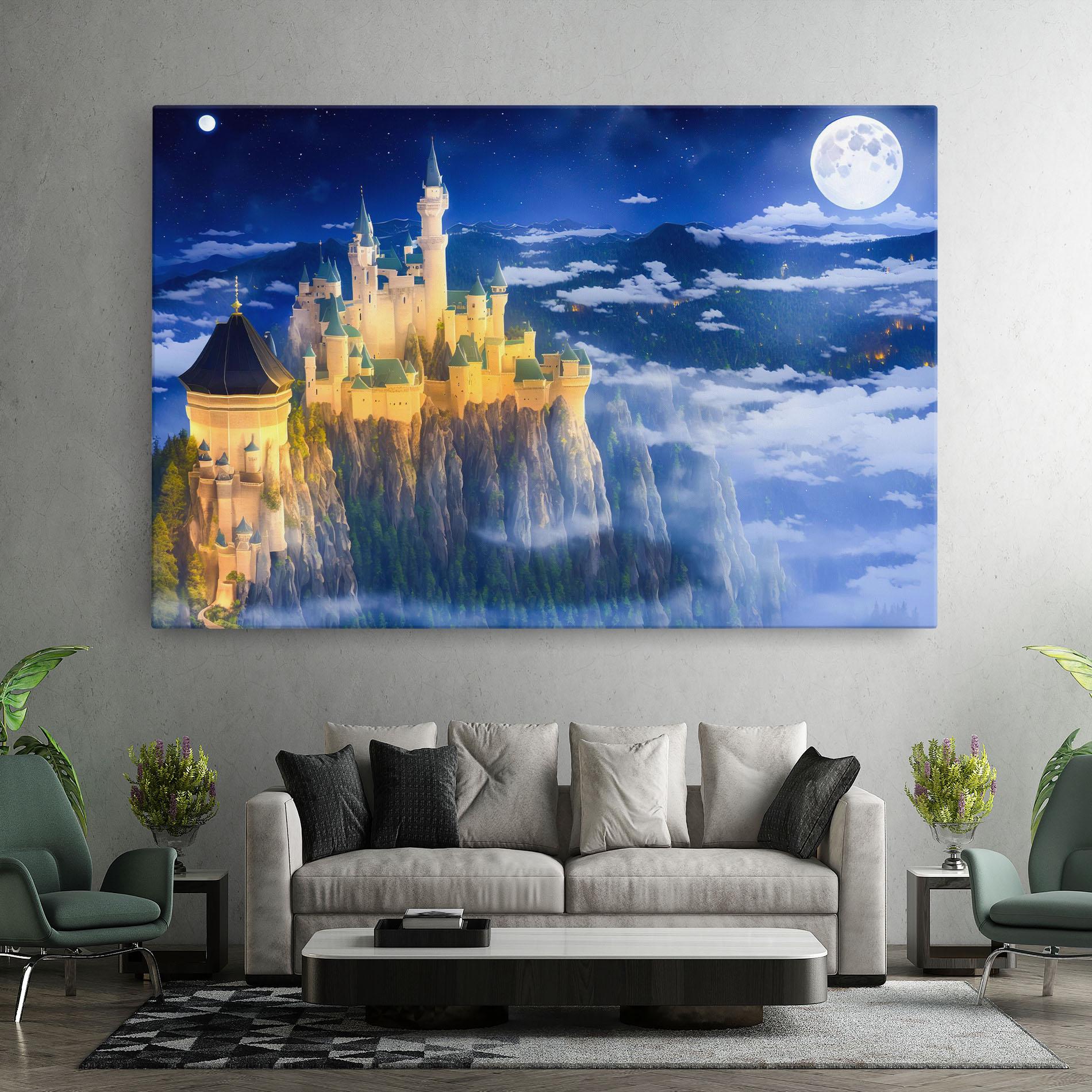 Leinwandbild Fairytale Castle mockup 7