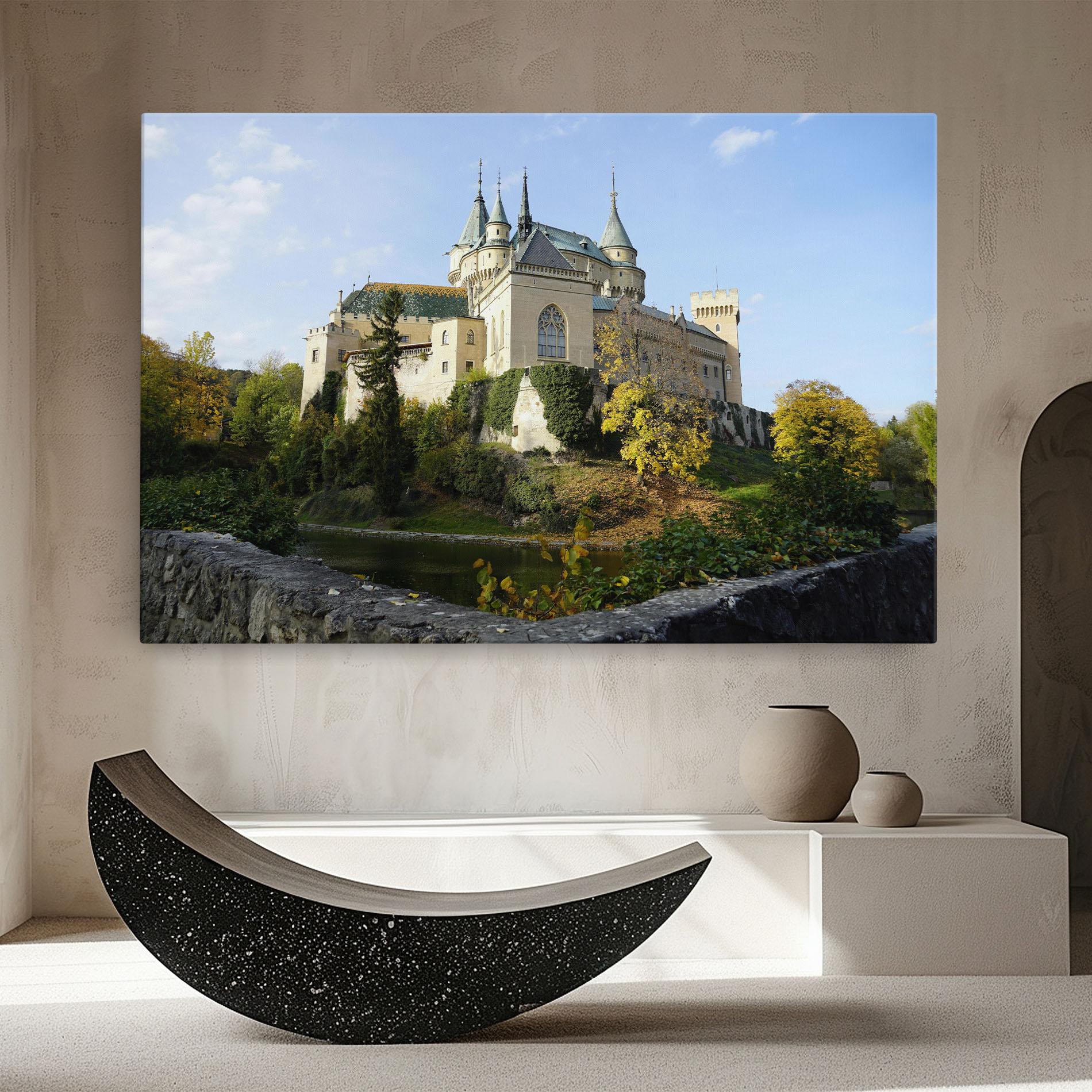 Leinwandbild Bojnice Castle Slovakia mockup 8