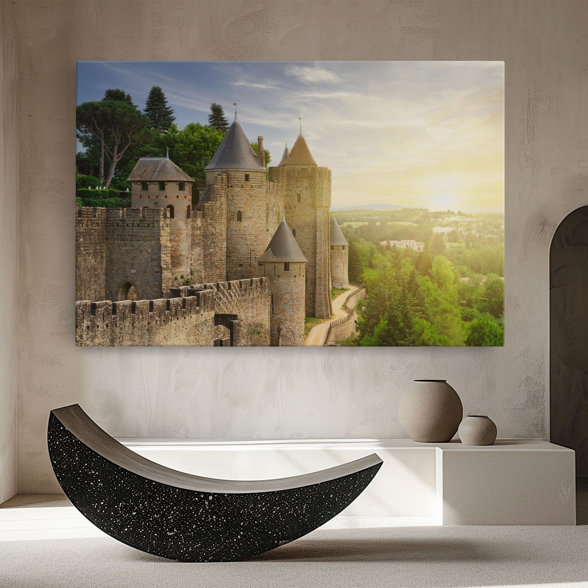 Carcassonne France mockup 8