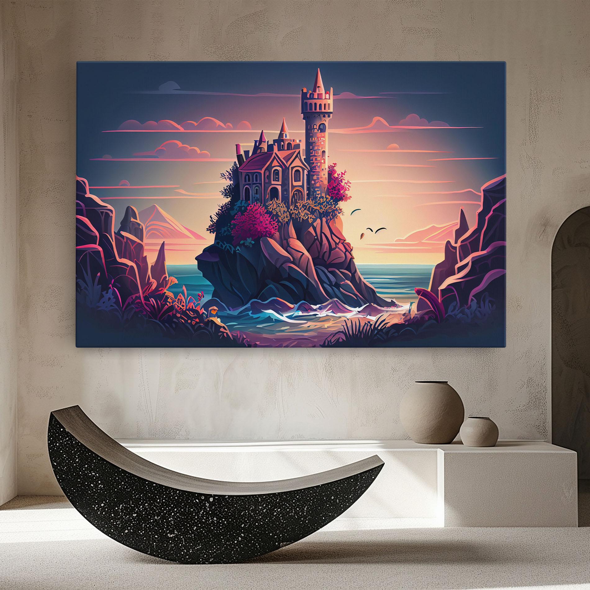 Leinwandbild Cliff Castle mockup 8